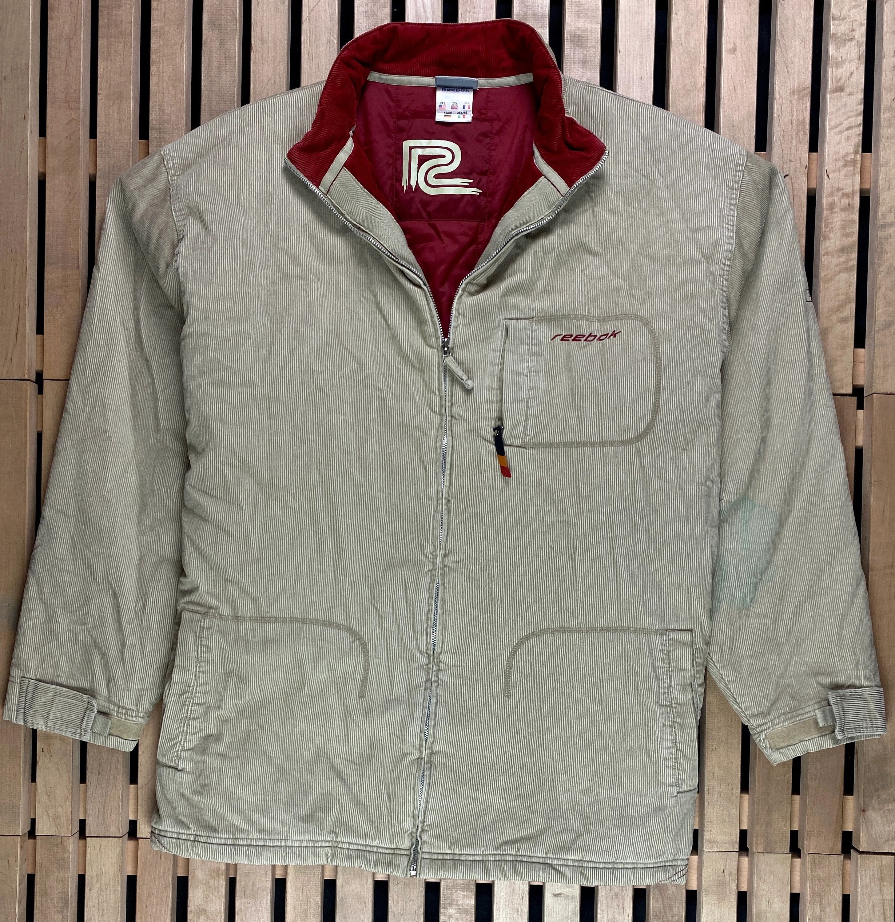 Reebok × Vintage Mens Bomber Jacket Reebok Vintage Size 3XL Size US XXL / EU 58 / 5 - 1 Thumbnail
