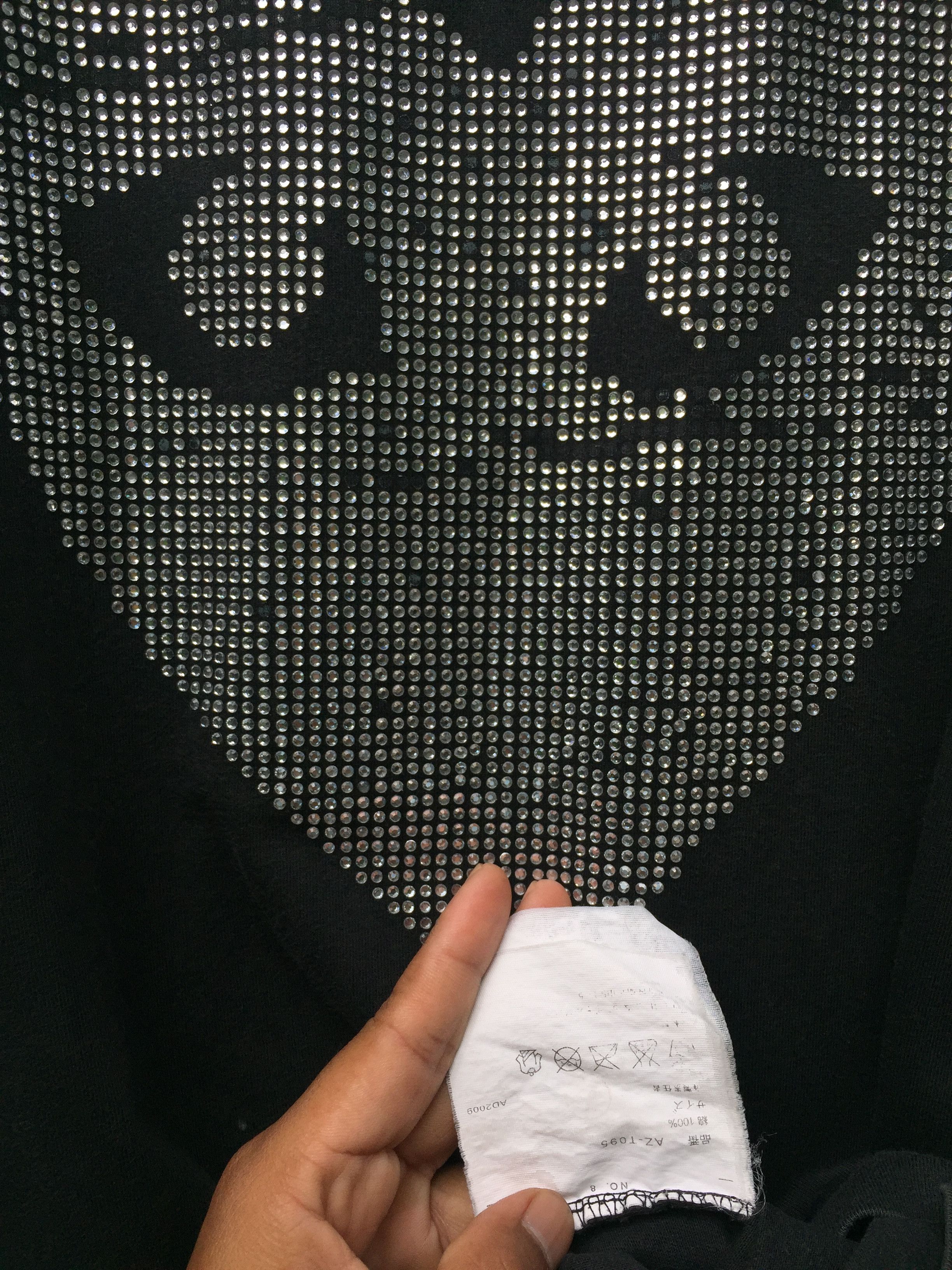 Comme des Garcons Comme des Garcons Play Stone Embellishment T Shirt Size US M / EU 48-50 / 2 - 6 Thumbnail