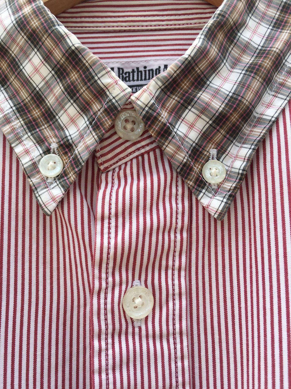 Bape BAPE By A Bathing Ape Collar Stripes Shirt Size US M / EU 48-50 / 2 - 5 Thumbnail