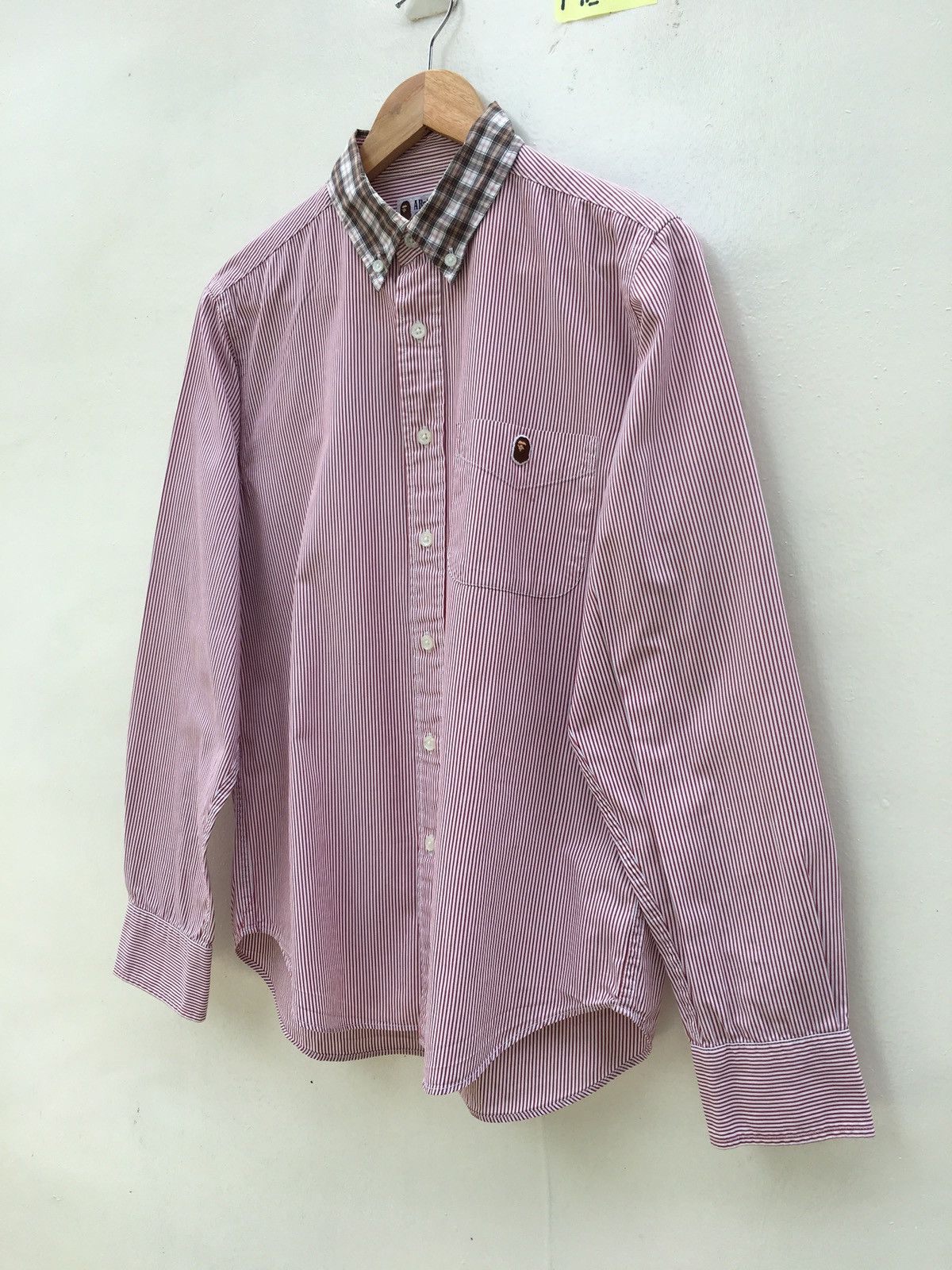 Bape BAPE By A Bathing Ape Collar Stripes Shirt Size US M / EU 48-50 / 2 - 3 Thumbnail