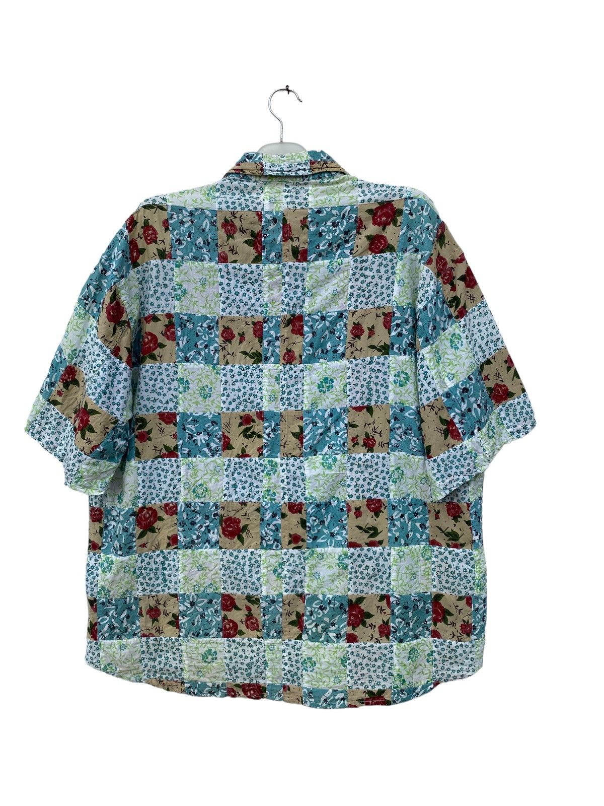Kansai Yamamoto Vintage Kansai Yamamoto Flora Design Patchwork Size US XXL / EU 58 / 5 - 2 Thumbnail