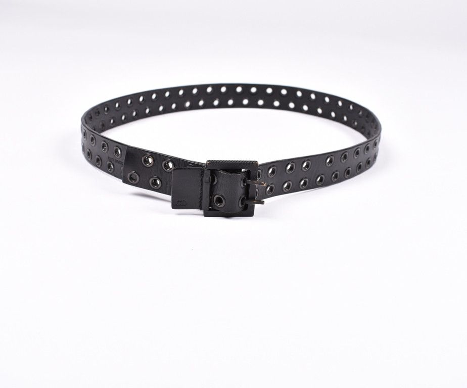 小物 Dior homme strip belt [Hedi] Rare Dior Homme 'Strip' Black Beaded Belt SS04 Crystal Hedi