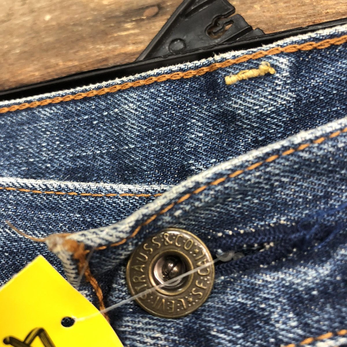 Levi's Vtg Levis Strauss Blue Denim Jeans Pants #4621DL Size US 34 / EU 50 - 6 Thumbnail