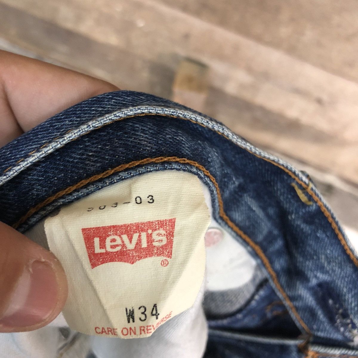 Levi's Vtg Levis Strauss Blue Denim Jeans Pants #4621DL Size US 34 / EU 50 - 16 Thumbnail