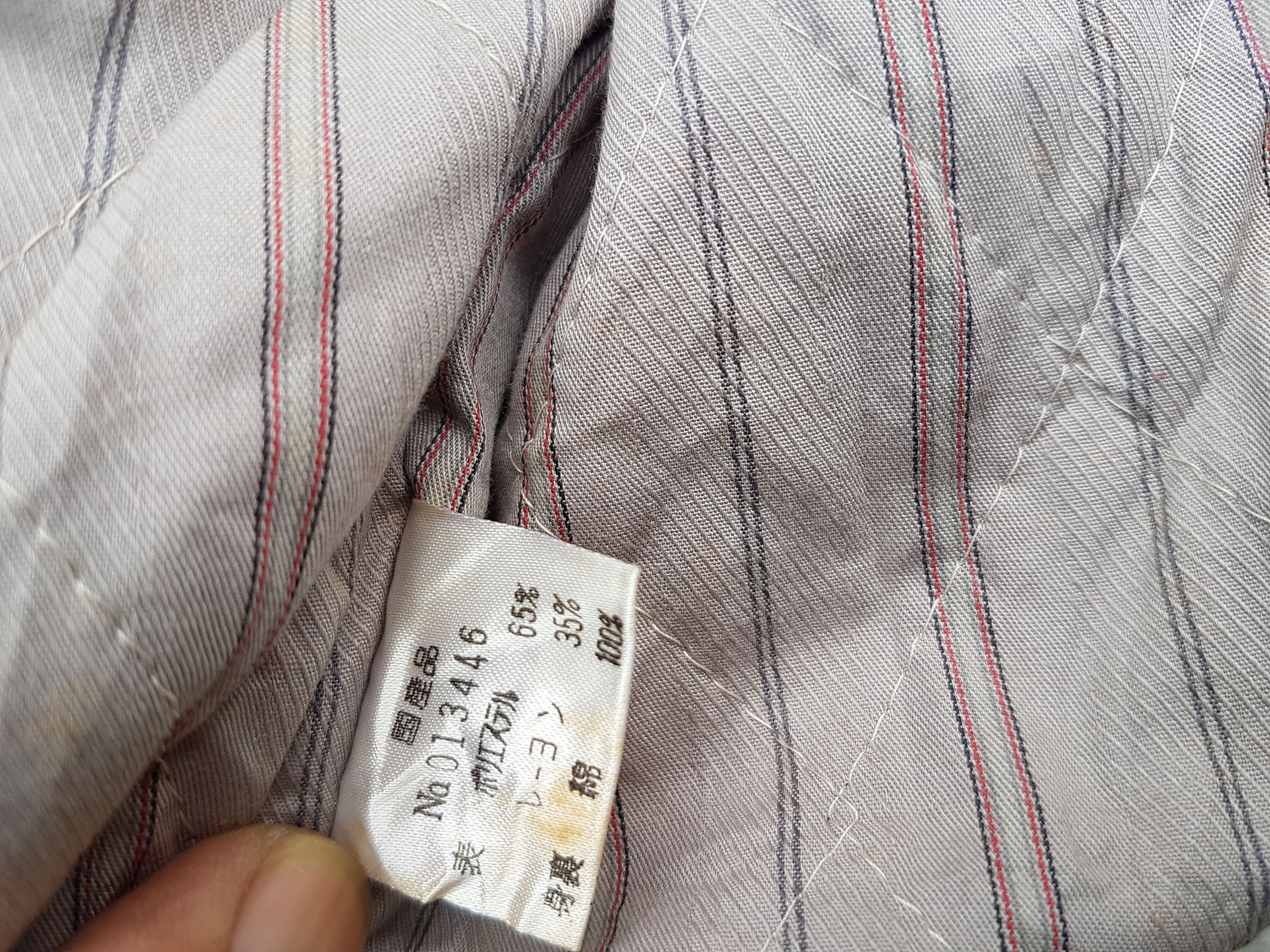 Japanese Brand Fit S To M, Herringbone Shawl Collar Asimmetrical Jacket Size US S / EU 44-46 / 1 - 16 Thumbnail