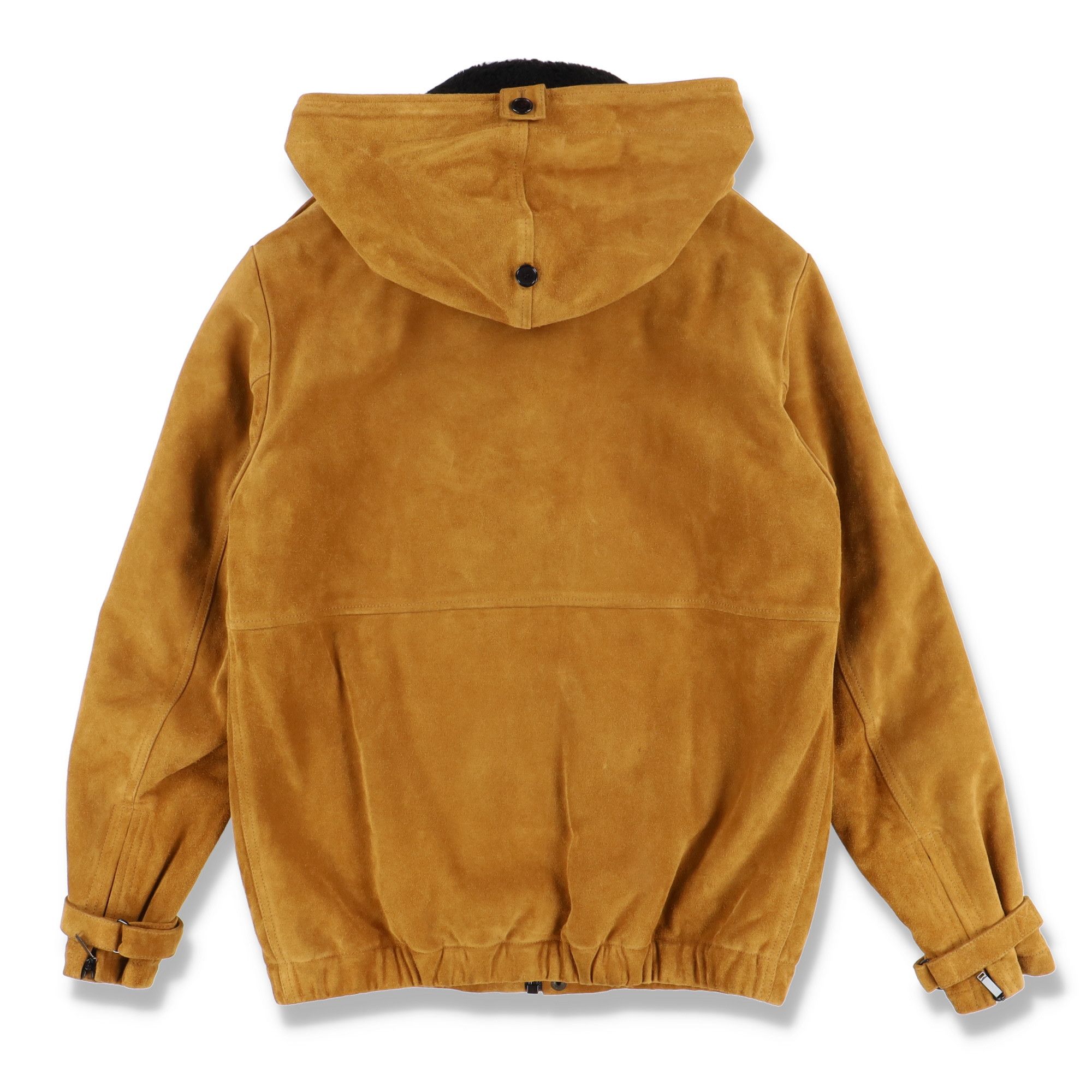 Saint Laurent Paris Tan Suede Shearling Hooded Parka Size US S / EU 44-46 / 1 - 7 Thumbnail