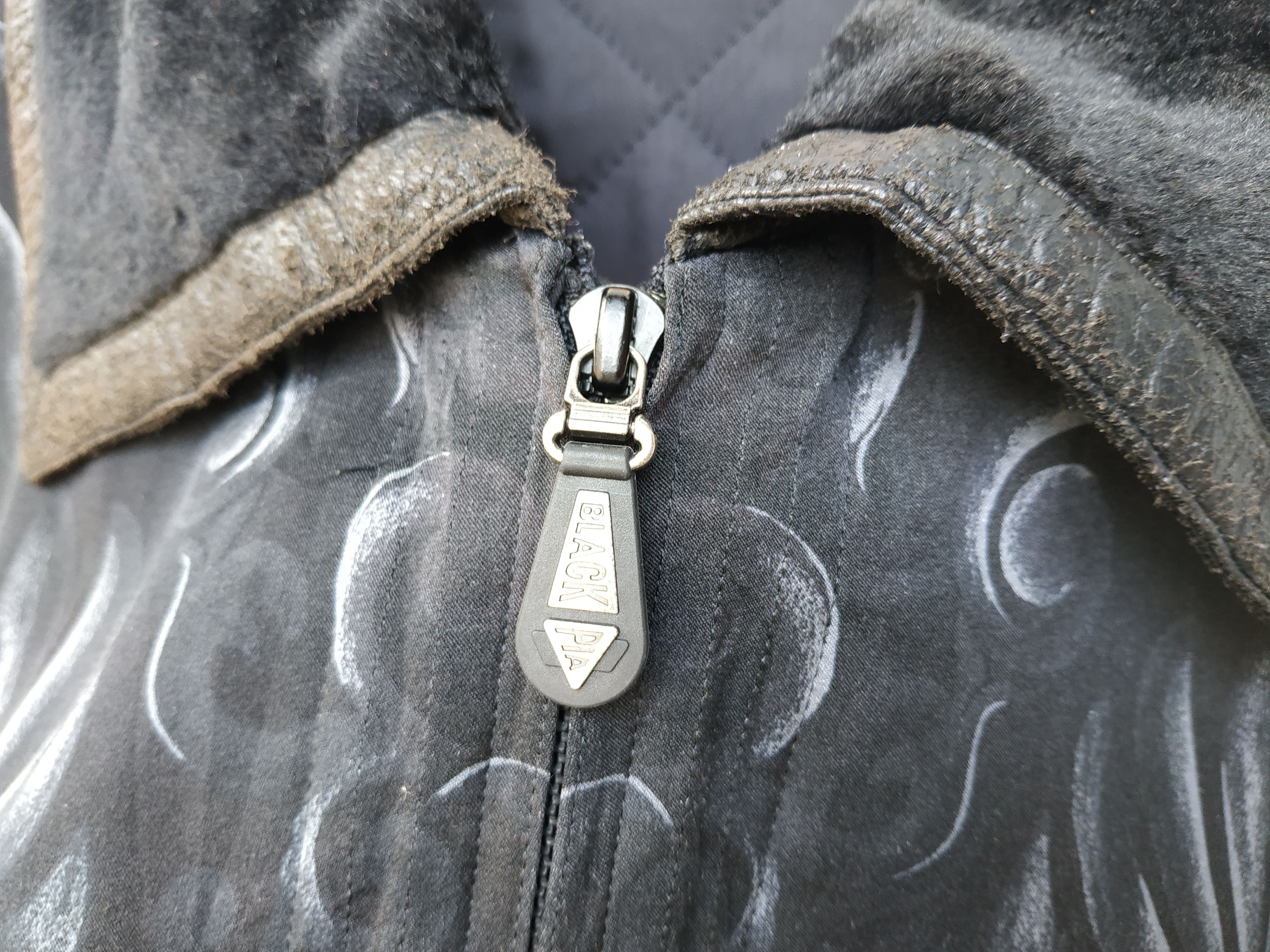 Japanese Brand 90's Made In Japan Black PIA Ethnic Bomber Jacket Size US L / EU 52-54 / 3 - 9 Thumbnail
