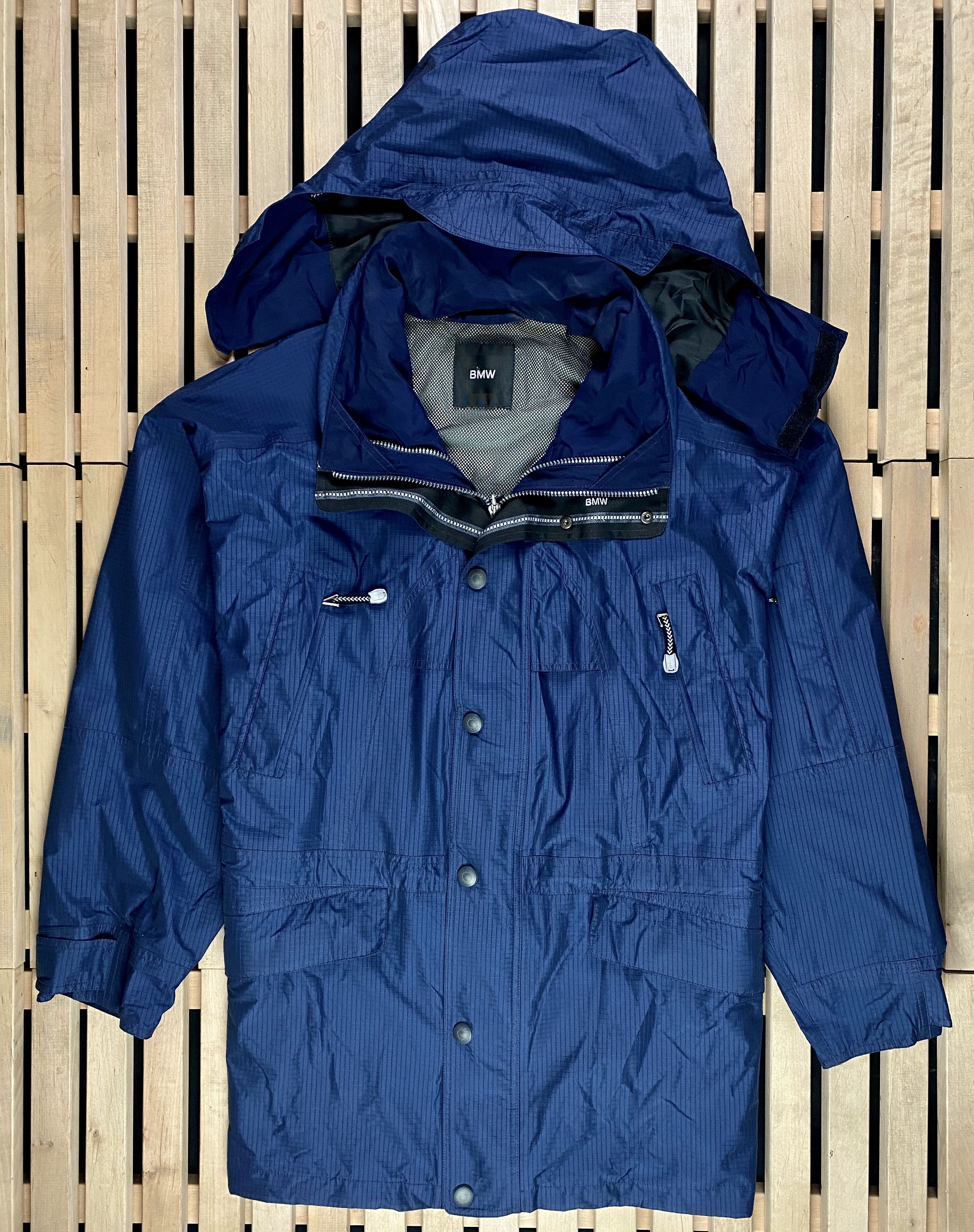 Mens Hooded Jacket BMW Size XL Polyamid