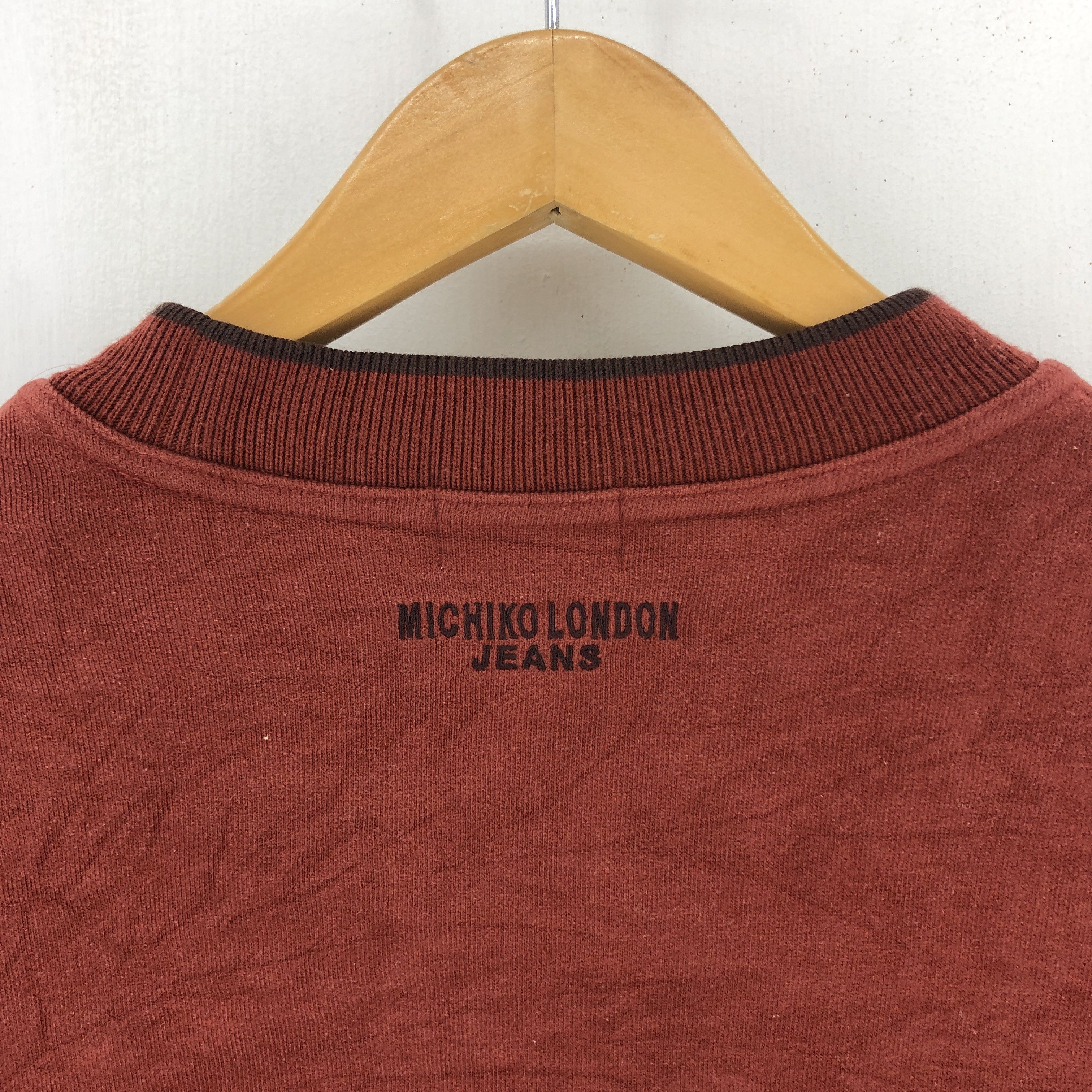 Japanese Brand MICHIKO LONDON JEANS Crew Neck Sweatshirt #1776-52 Size US L / EU 52-54 / 3 - 6 Thumbnail