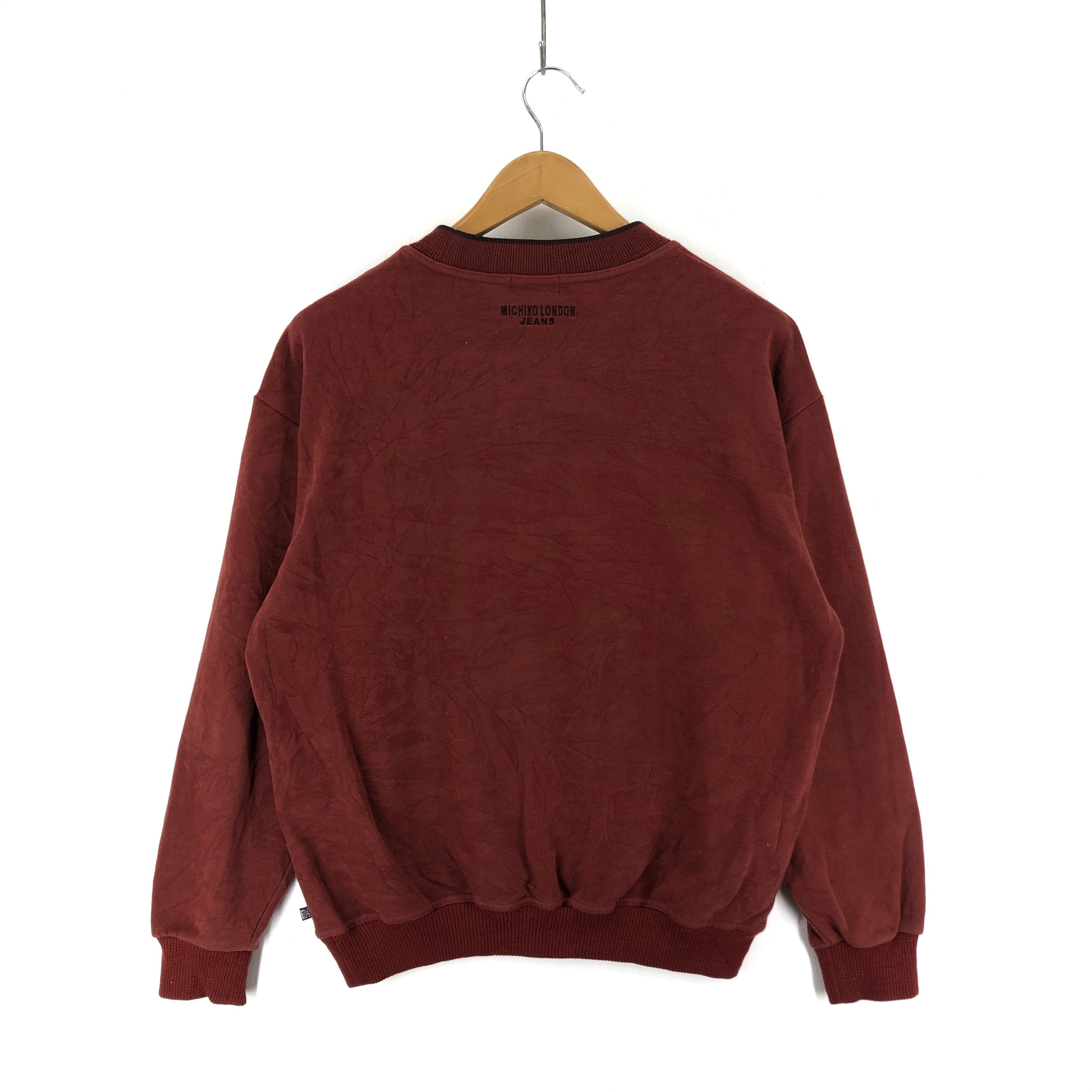 Japanese Brand MICHIKO LONDON JEANS Crew Neck Sweatshirt #1776-52 Size US L / EU 52-54 / 3 - 5 Thumbnail