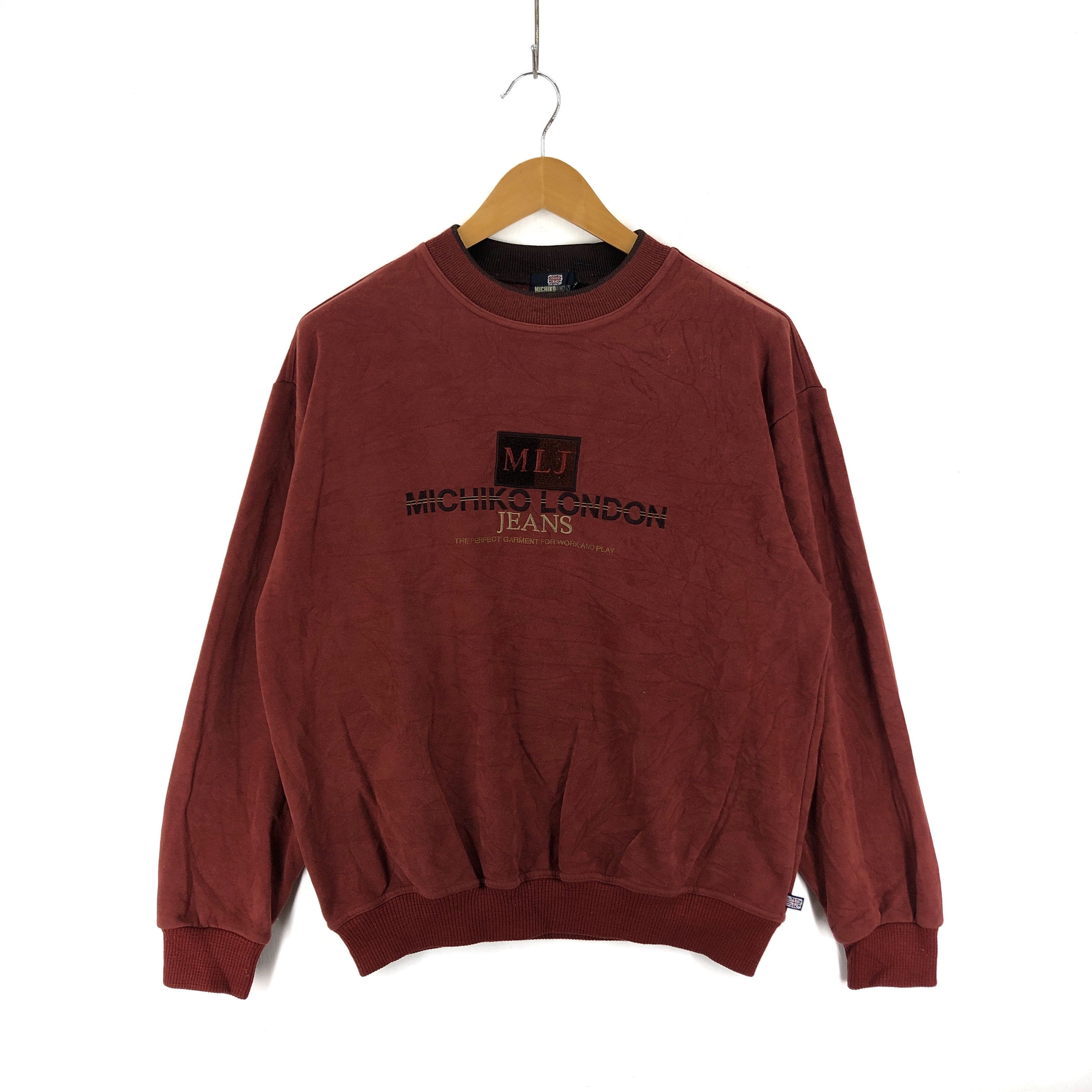Japanese Brand MICHIKO LONDON JEANS Crew Neck Sweatshirt #1776-52 Size US L / EU 52-54 / 3 - 1 Thumbnail