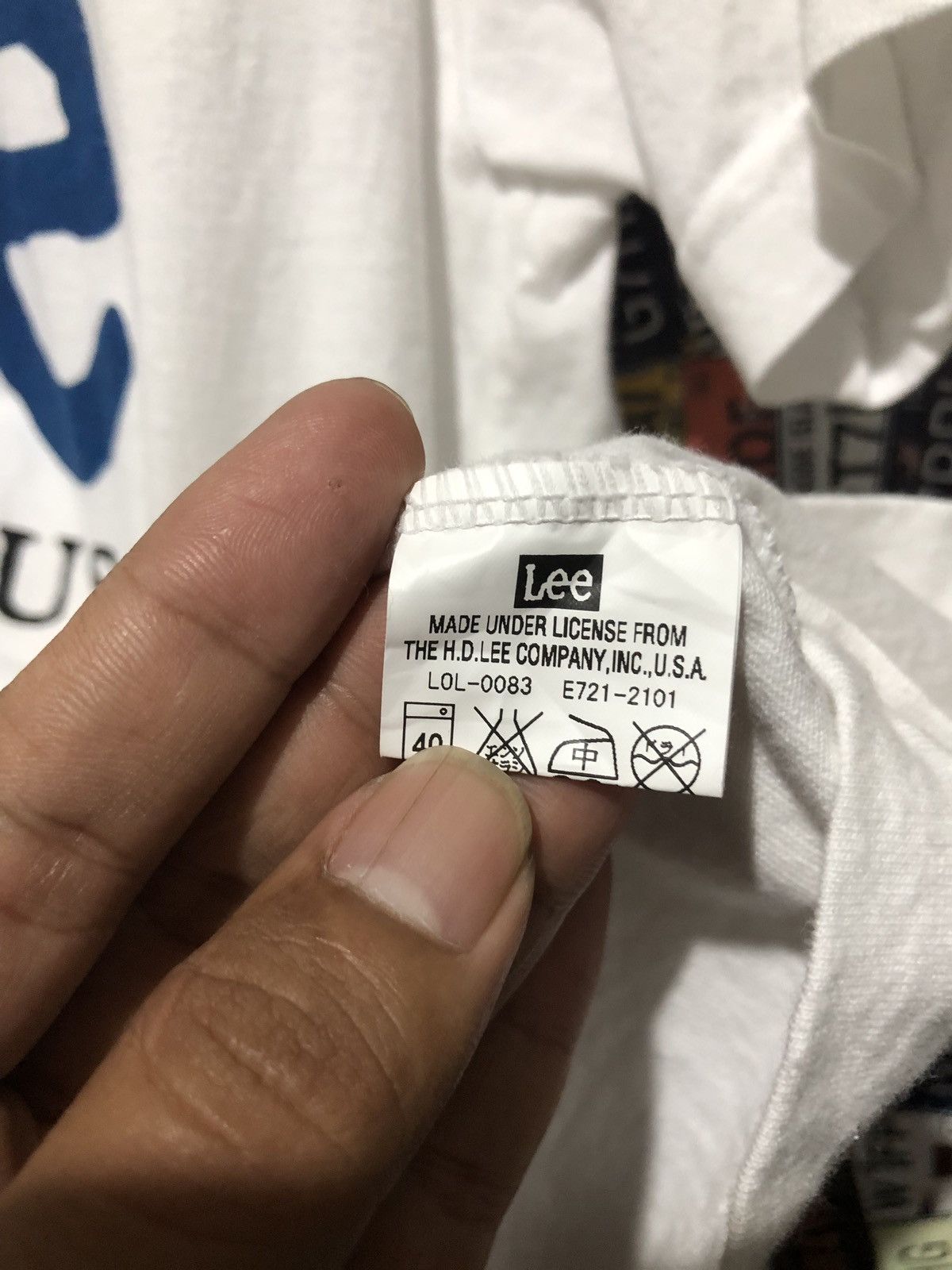 Lee × Vintage Vintage Lee t shirt Size US M / EU 48-50 / 2 - 7 Thumbnail