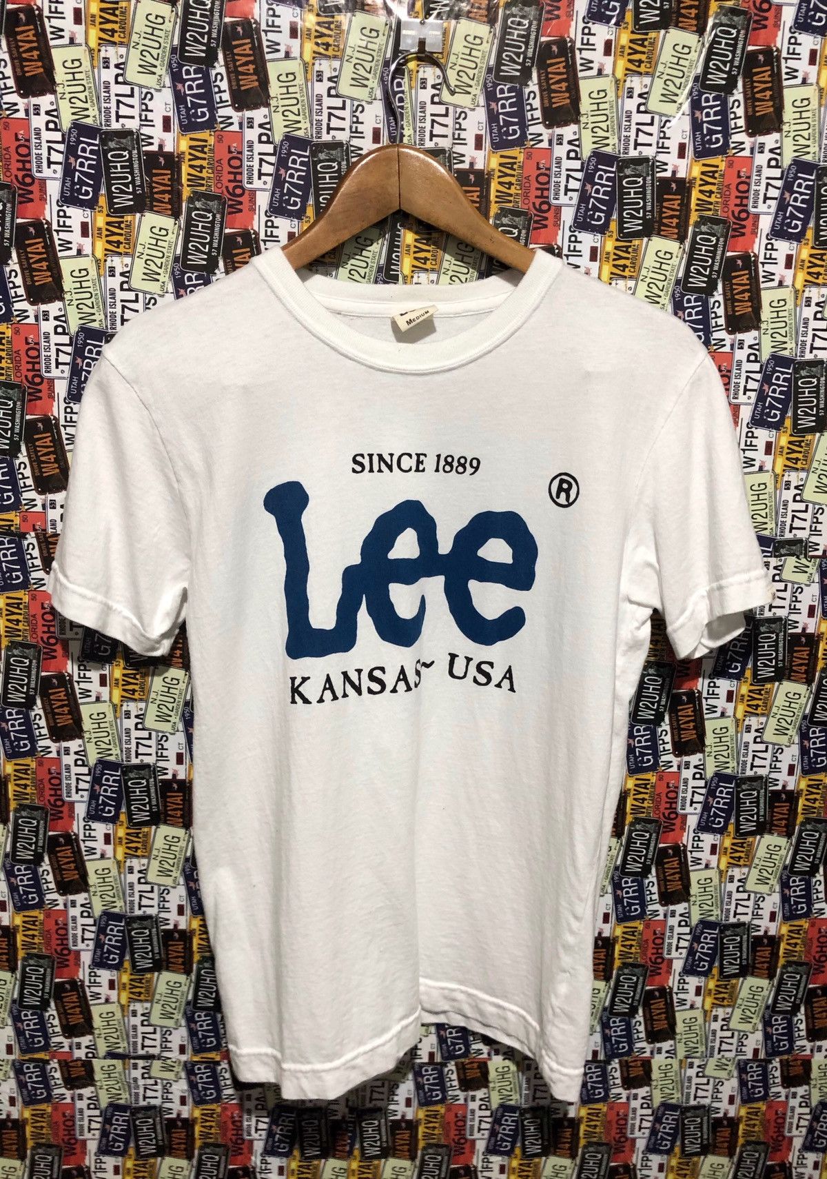Lee × Vintage Vintage Lee t shirt Size US M / EU 48-50 / 2 - 1 Thumbnail