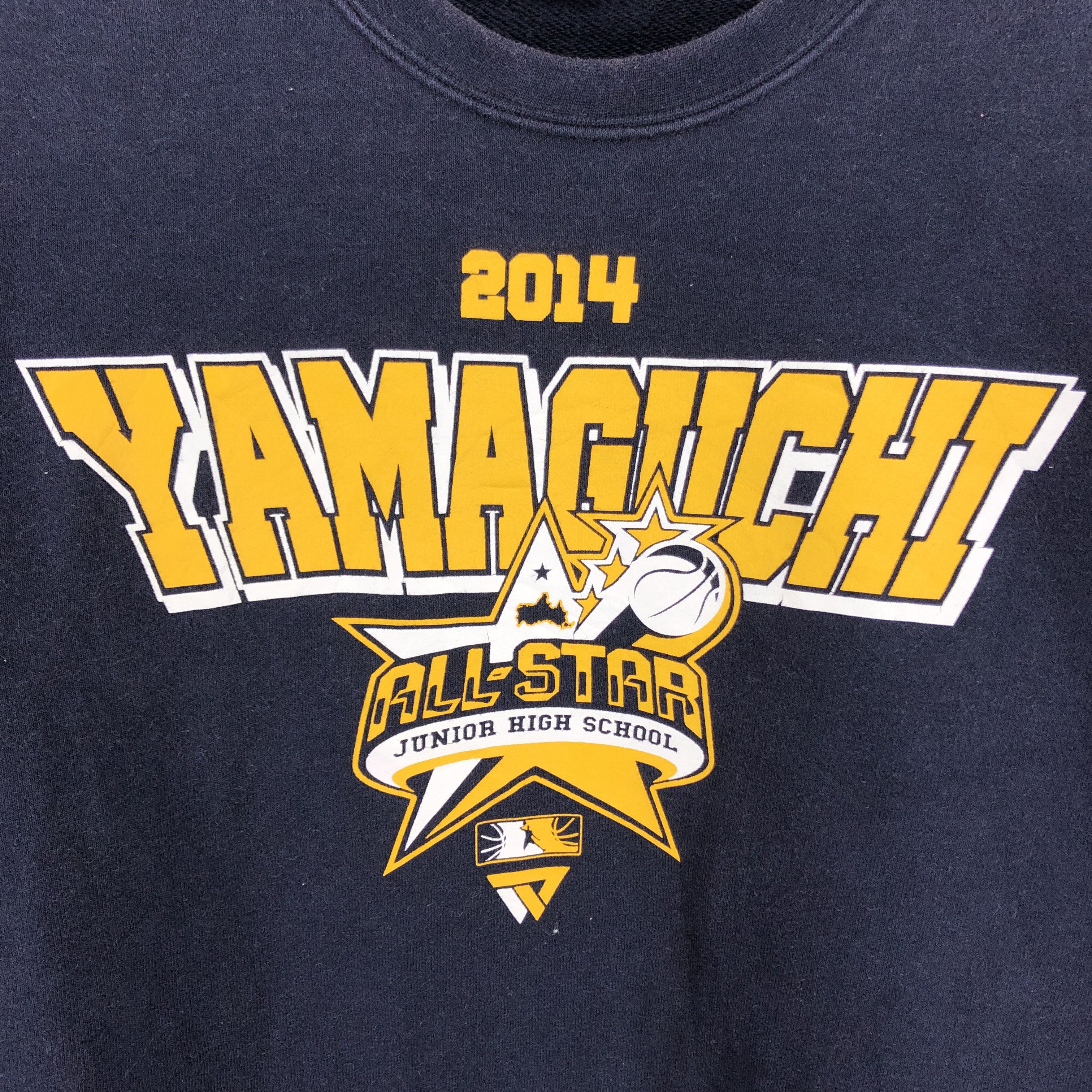 Japanese Brand YAMAGUCHI ALL STAR JUNIOR HIGH SCHOOL Sweatshirt #2756-100 Size US M / EU 48-50 / 2 - 3 Thumbnail