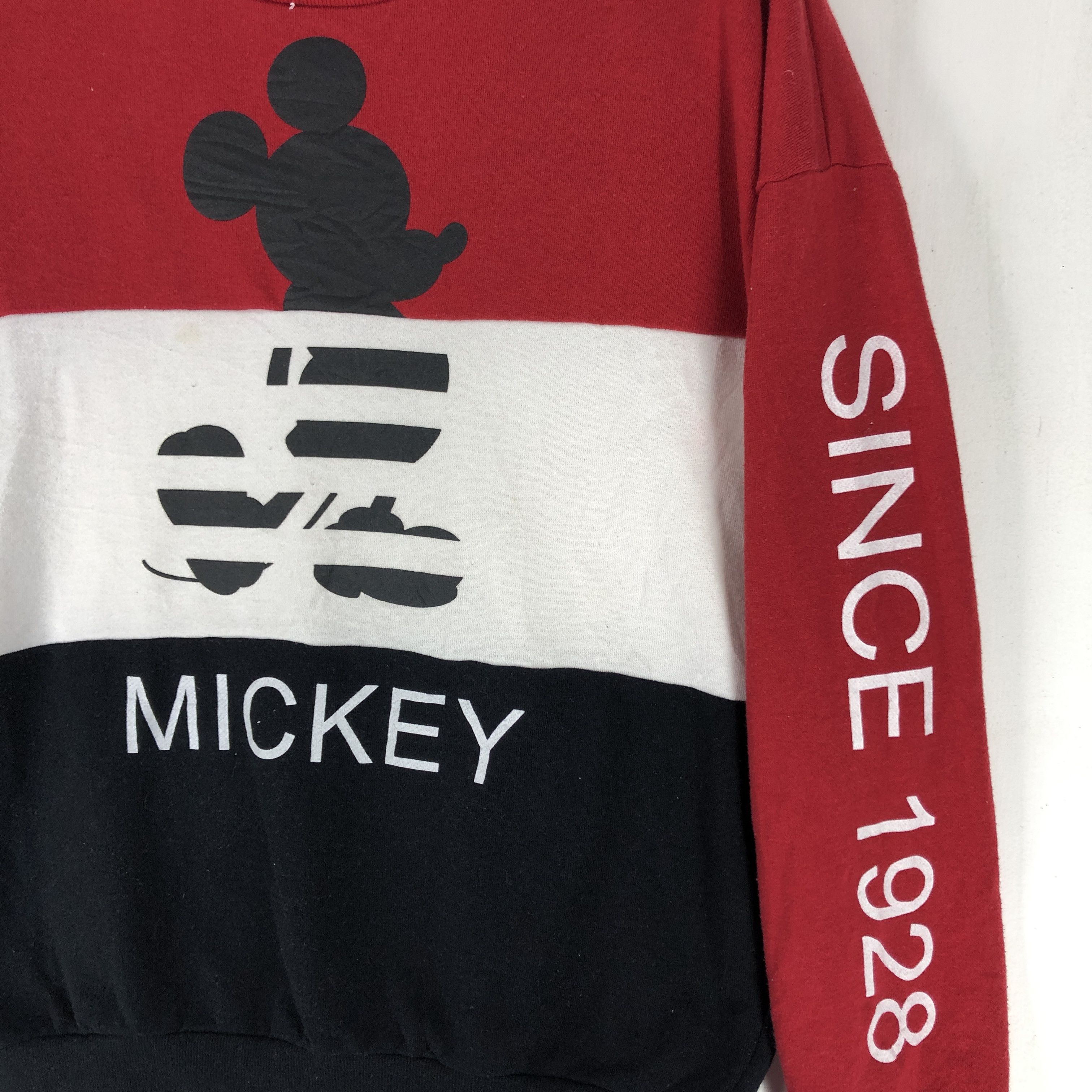 Disney MICKEY MOUSE Crew Neck Sweatshirt #2089-71 Size US L / EU 52-54 / 3 - 2 Thumbnail
