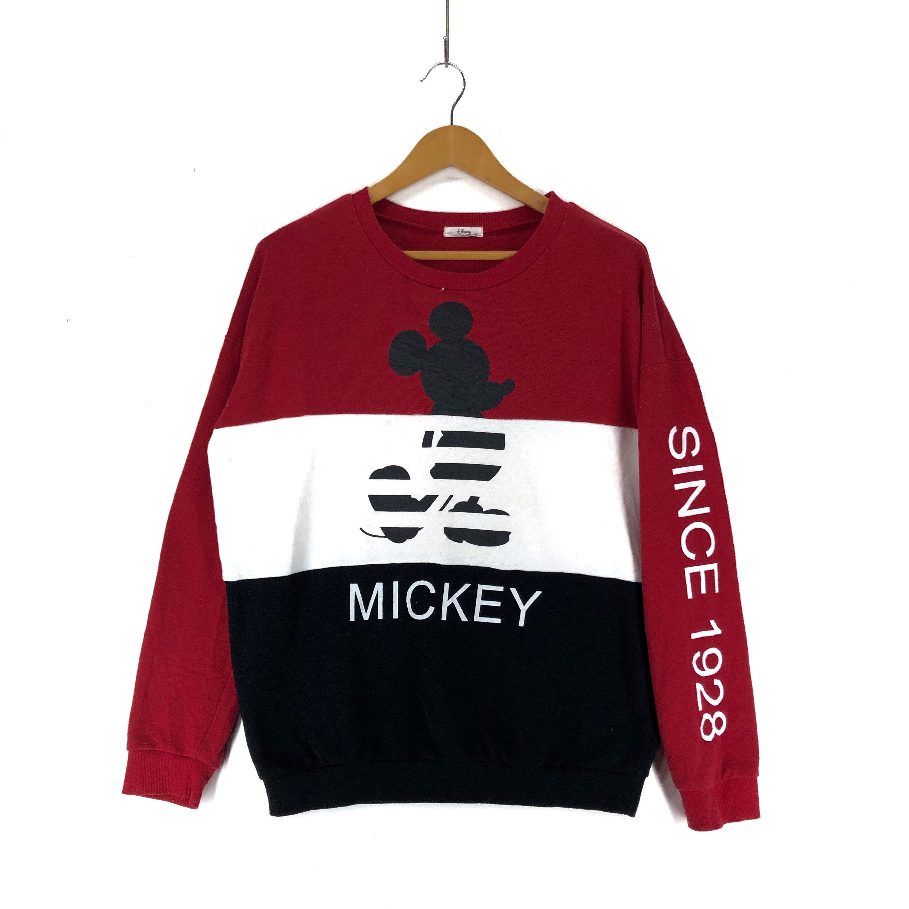 Disney MICKEY MOUSE Crew Neck Sweatshirt #2089-71 Size US L / EU 52-54 / 3 - 1 Thumbnail