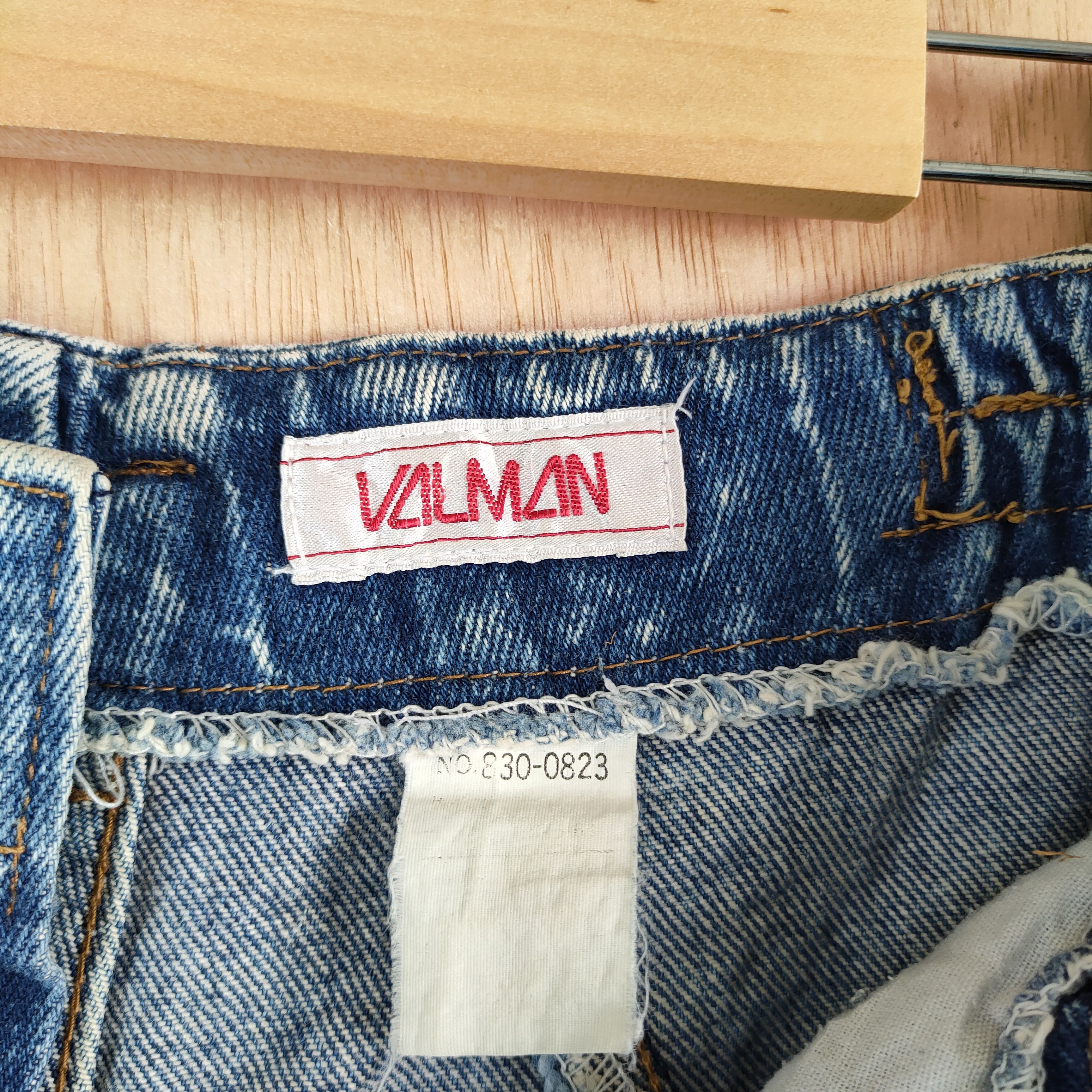 Japanese Brand × Vintage VALMAN BAGGY DENIM JEANS BLUE ASID WASH Size US 26 / EU 42 - 10 Thumbnail