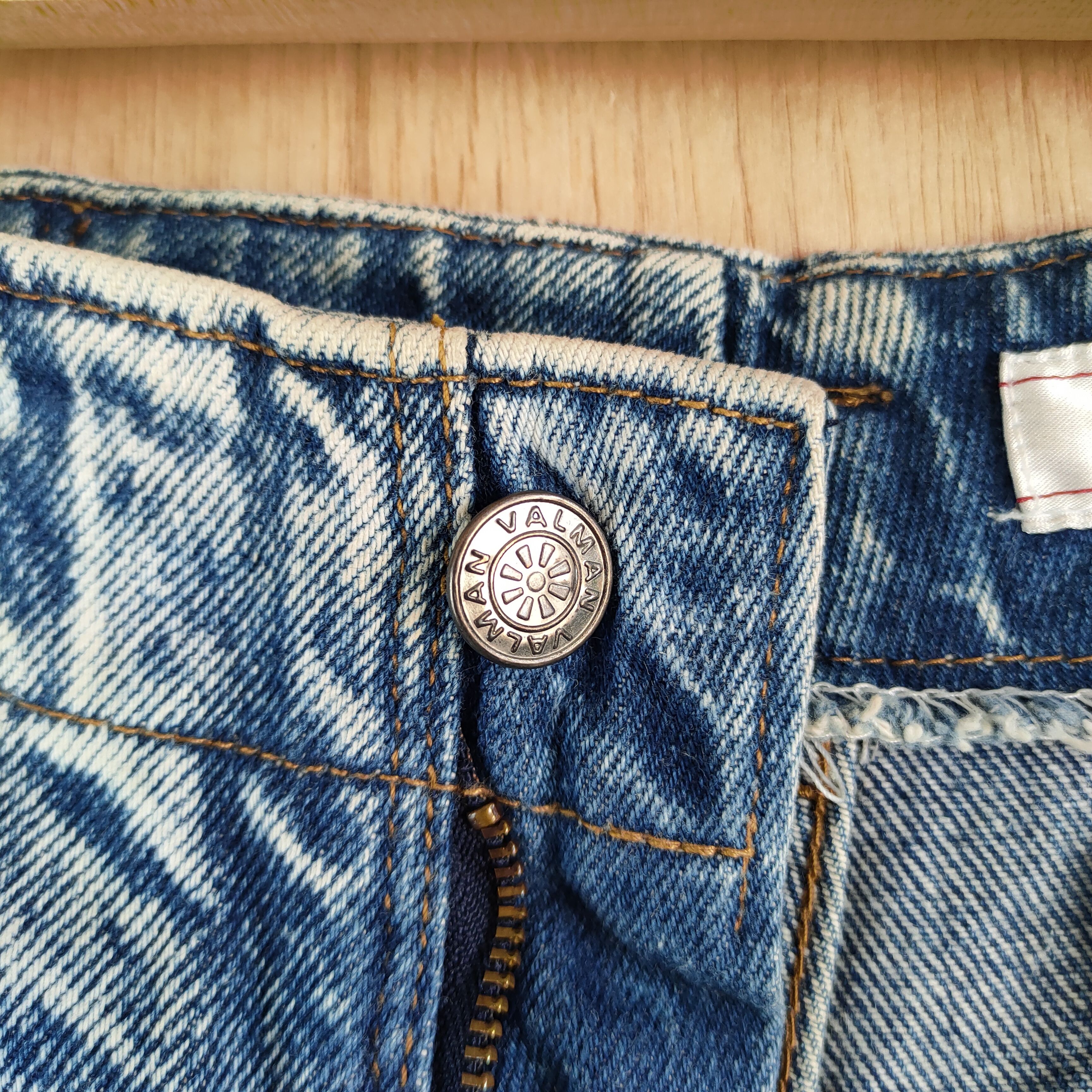 Japanese Brand × Vintage VALMAN BAGGY DENIM JEANS BLUE ASID WASH Size US 26 / EU 42 - 11 Thumbnail
