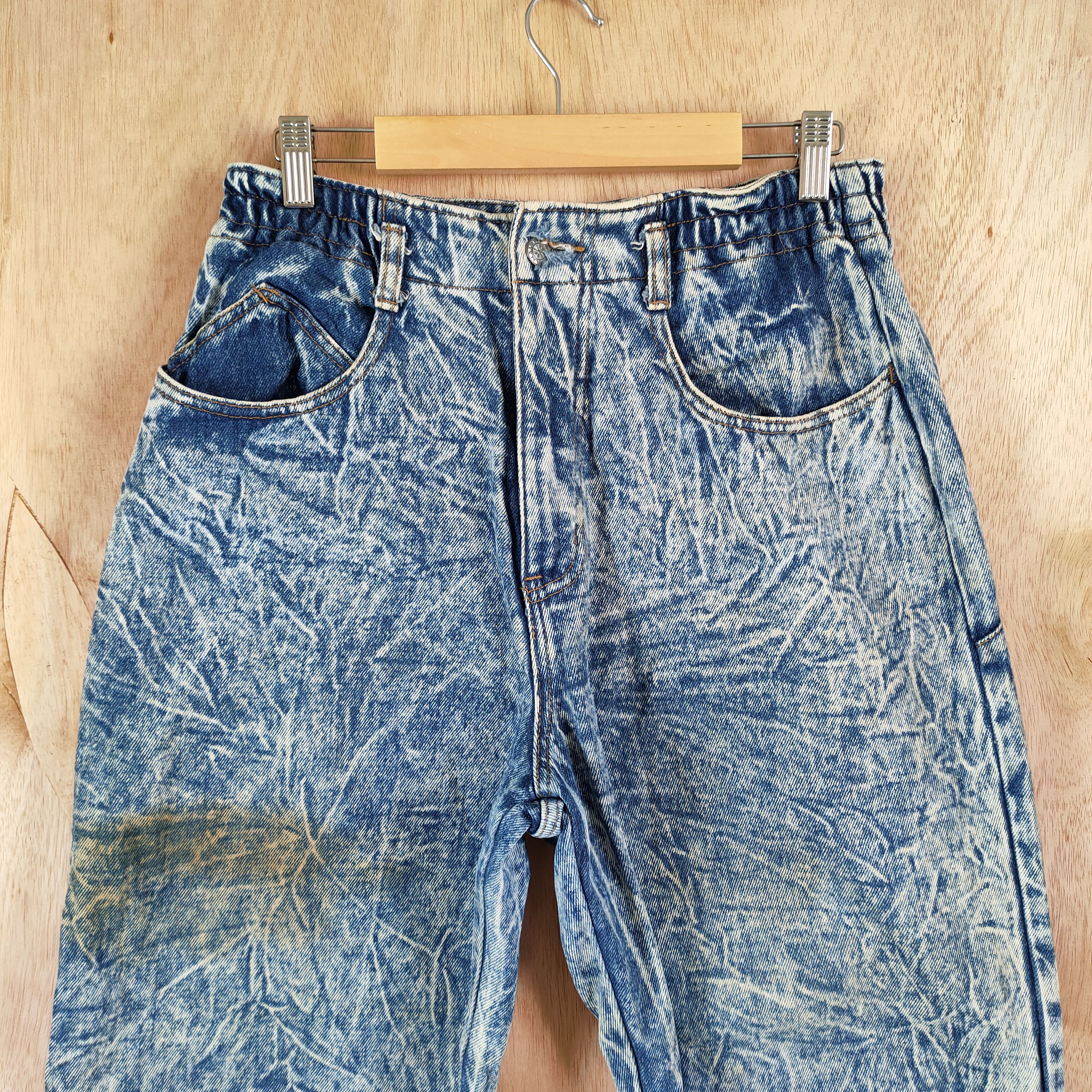 Japanese Brand × Vintage VALMAN BAGGY DENIM JEANS BLUE ASID WASH Size US 26 / EU 42 - 2 Thumbnail