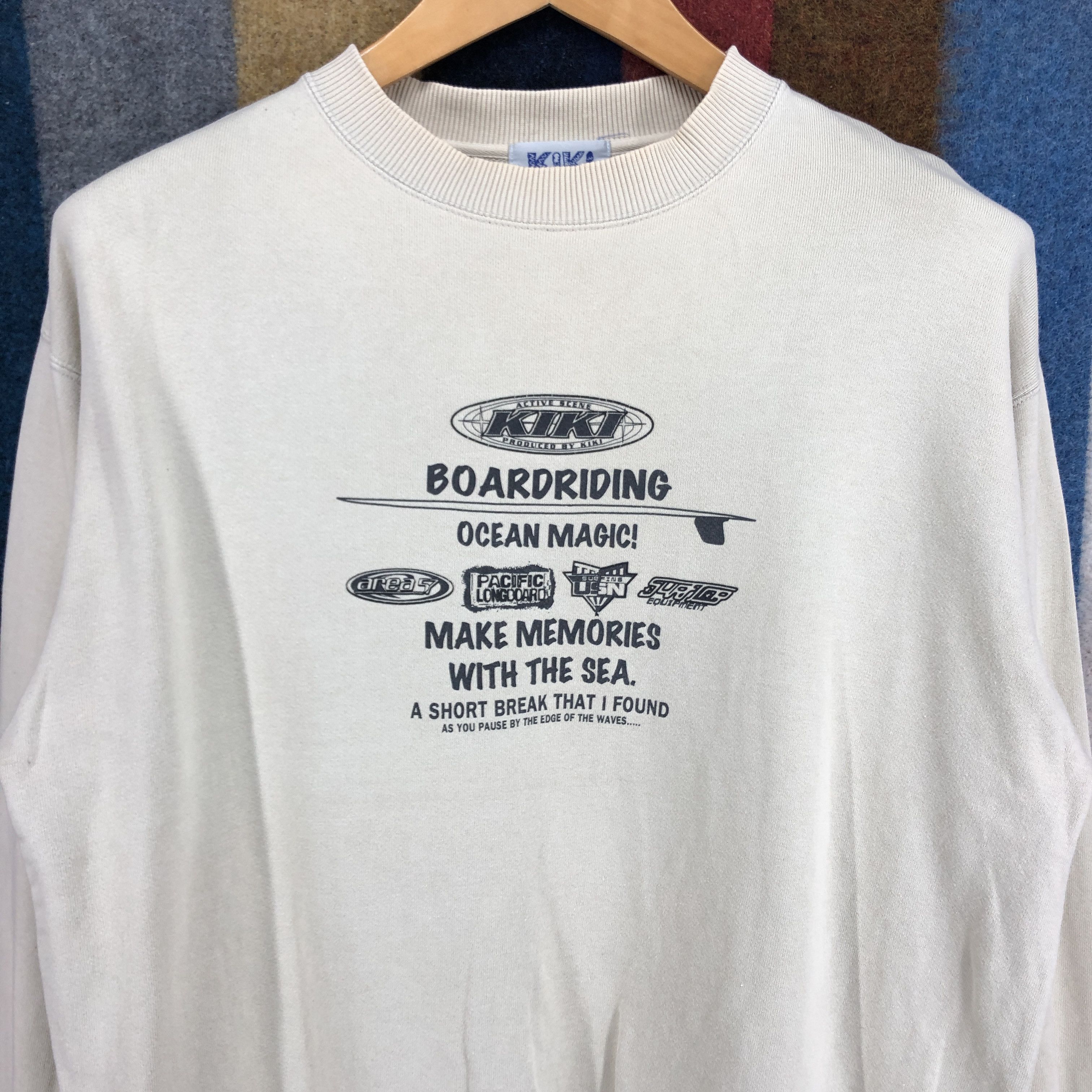 Other KIKI Boarding Magic Sea Crew Neck Sweatshirt #2822-103 Size US M / EU 48-50 / 2 - 3 Thumbnail