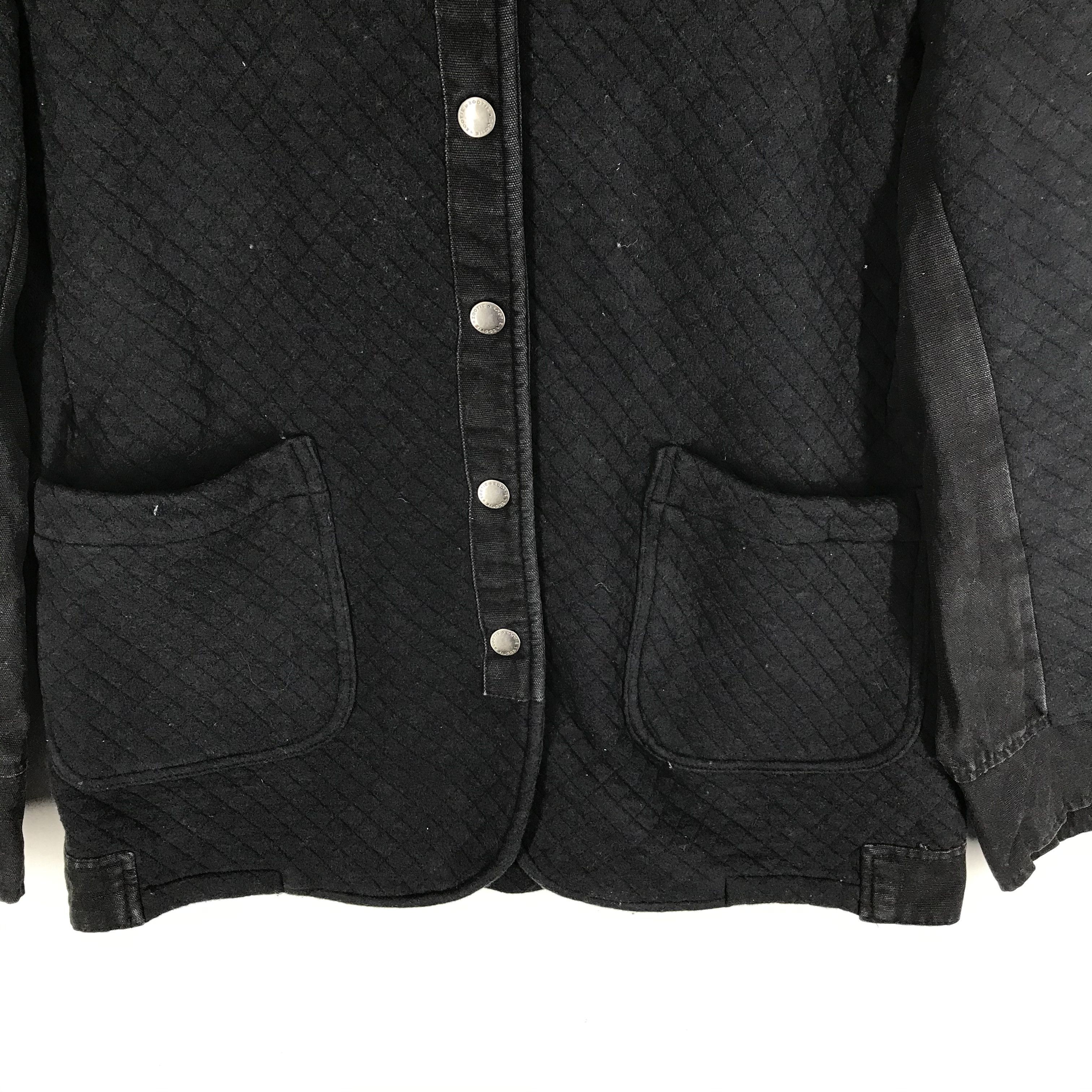 Japanese Brand ZOOTIE DES SUCETTES Plain Quilted Hoodie #2391-83 Size XS / US 0-2 / IT 36-38 - 3 Thumbnail