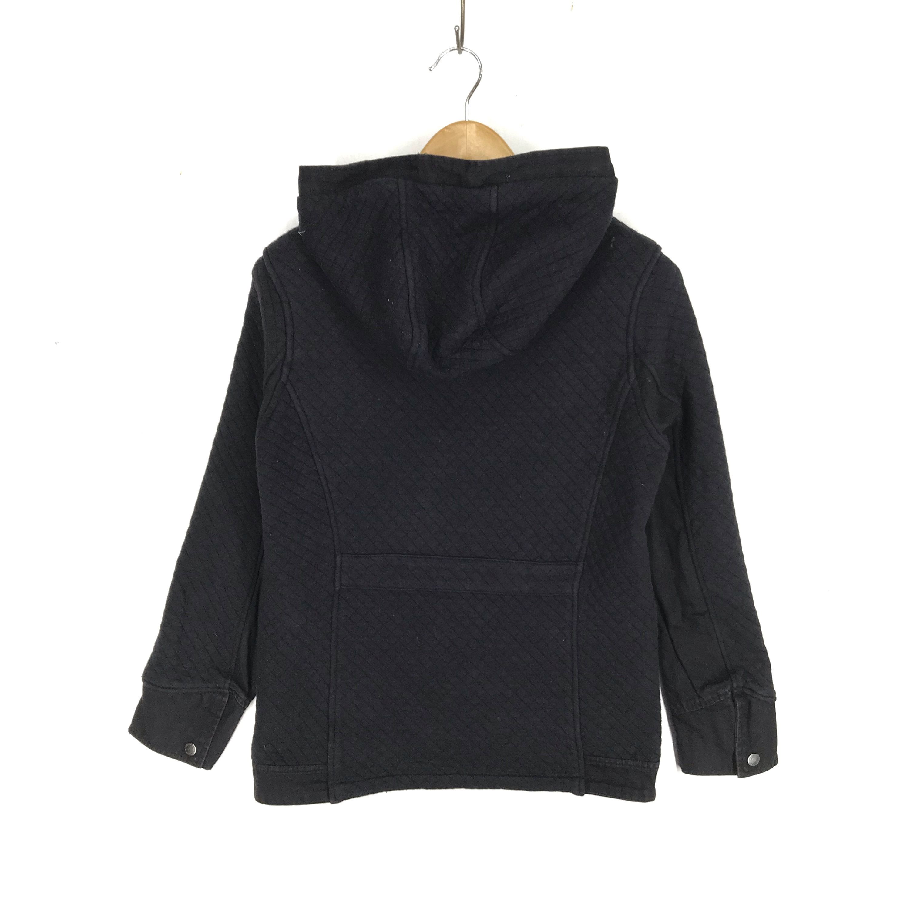 Japanese Brand ZOOTIE DES SUCETTES Plain Quilted Hoodie #2391-83 Size XS / US 0-2 / IT 36-38 - 8 Thumbnail