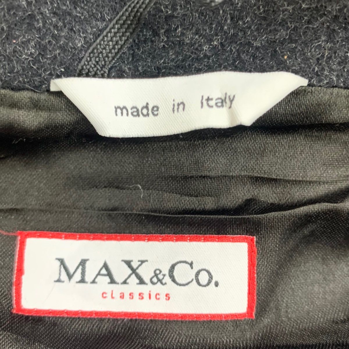 Designer × Vintage Designer Max Mara Co Wool Trench Jacket Size S / US 4 / IT 40 - 5 Thumbnail