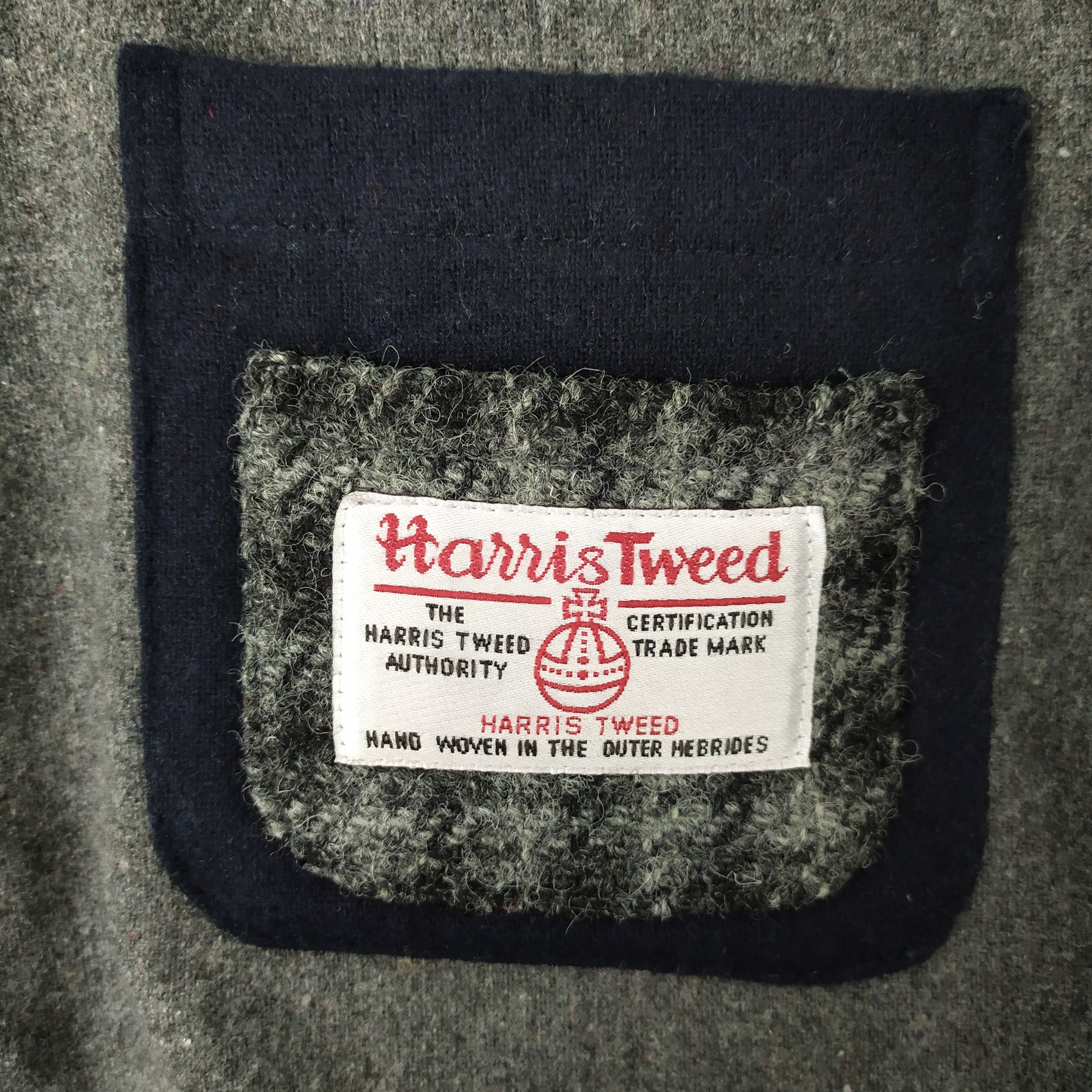 Harris Tweed HARRIS TWEED WOOL VARSITY JACKET Size US M / EU 48-50 / 2 - 11 Thumbnail
