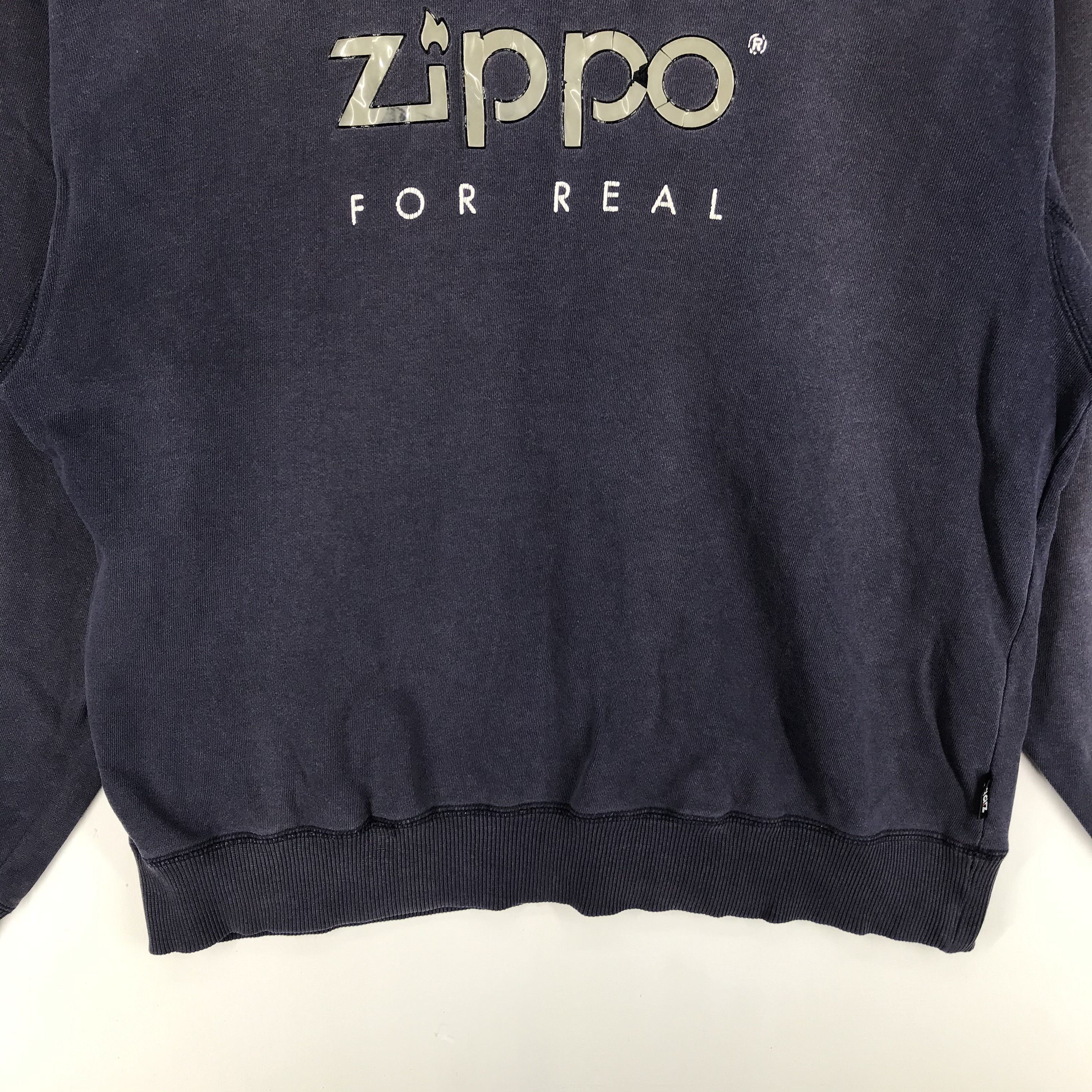 Zippo ZIPPO Faded Crew Neck Sweatshirt #2275-79 Size US L / EU 52-54 / 3 - 4 Thumbnail