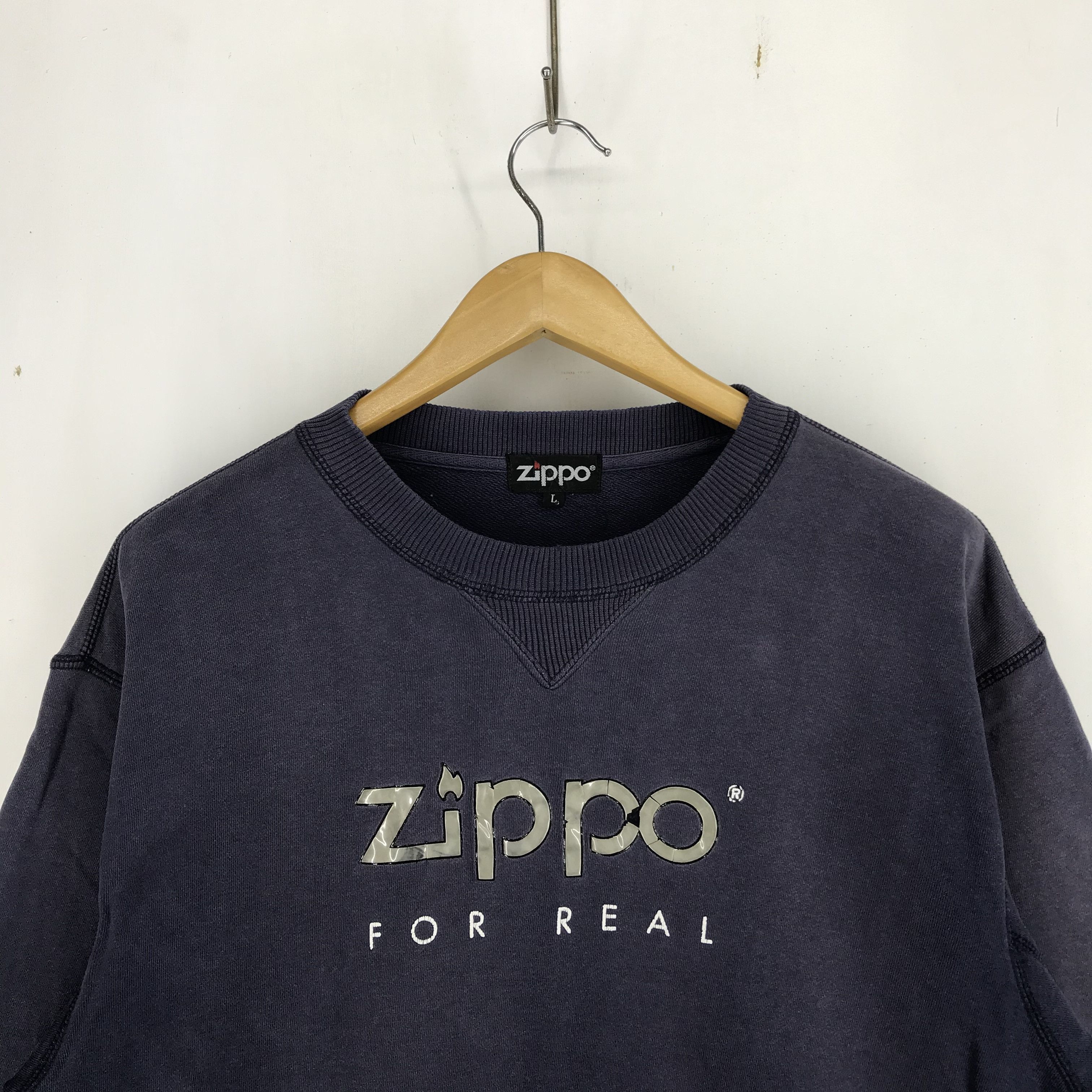Zippo ZIPPO Faded Crew Neck Sweatshirt #2275-79 Size US L / EU 52-54 / 3 - 2 Thumbnail