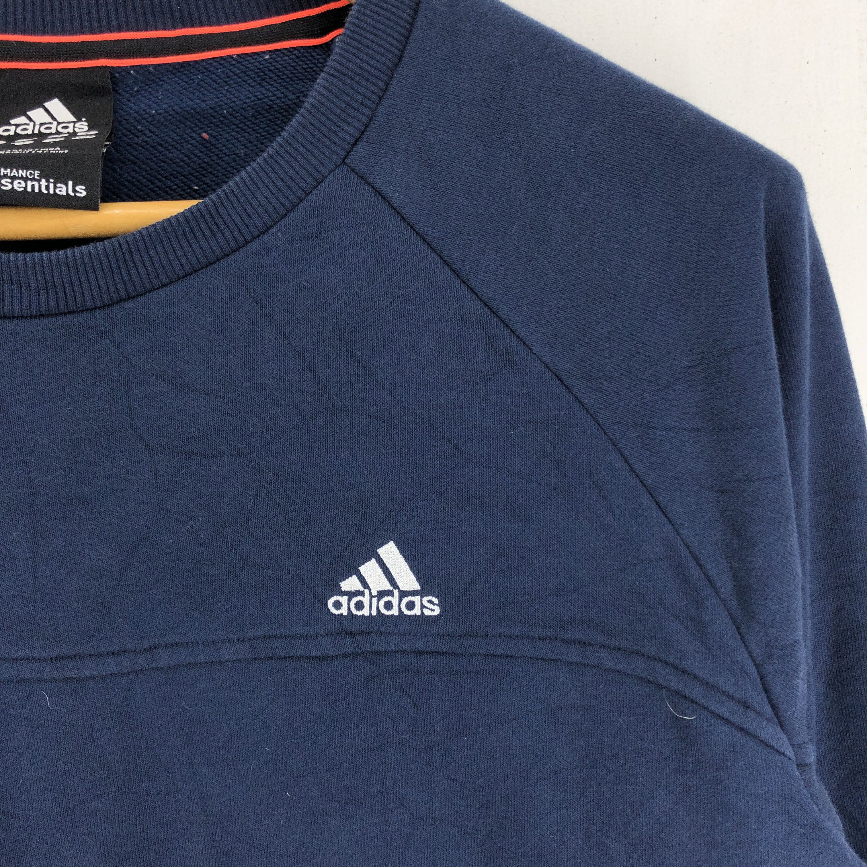 Adidas Y2K Vintage ADIDAS Crew Neck Sweatshirt #1790-67 Size US M / EU 48-50 / 2 - 2 Thumbnail