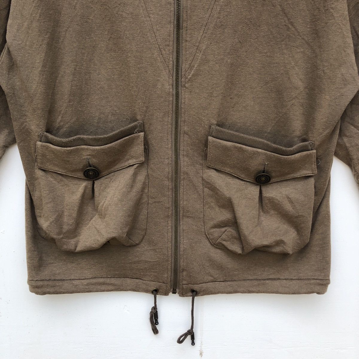 Japanese Brand CECIL MCBEE Women Zipper Hoodie #0933-30 Size L / US 10 / IT 46 - 2 Thumbnail
