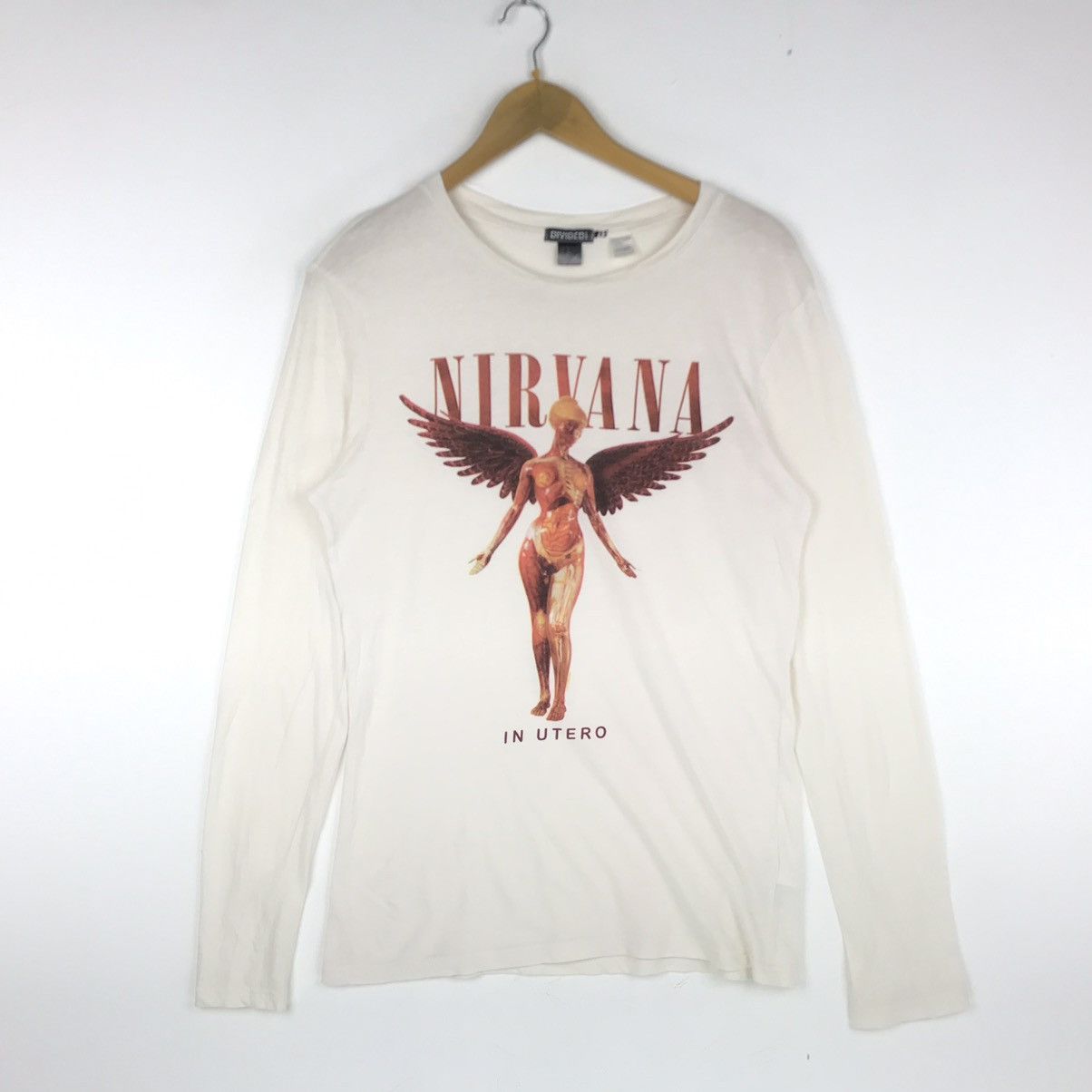 Nirvana x H&M Long Sleeve Shirt Kurt Kobain Band Shirt