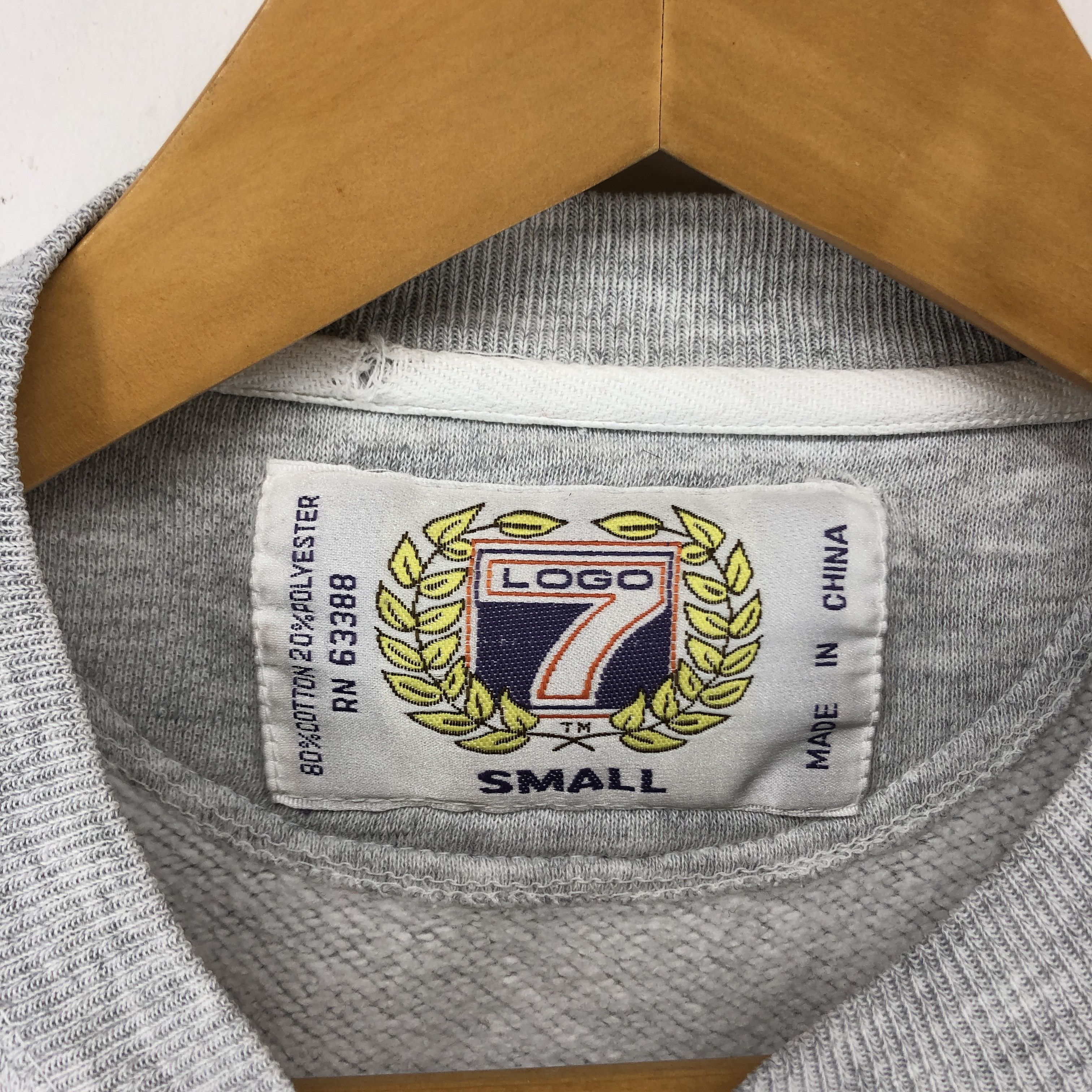 Logo 7 90s Vintage RAIDERS Crew Neck Sweatshirt #0959-32 Size US M / EU 48-50 / 2 - 7 Thumbnail