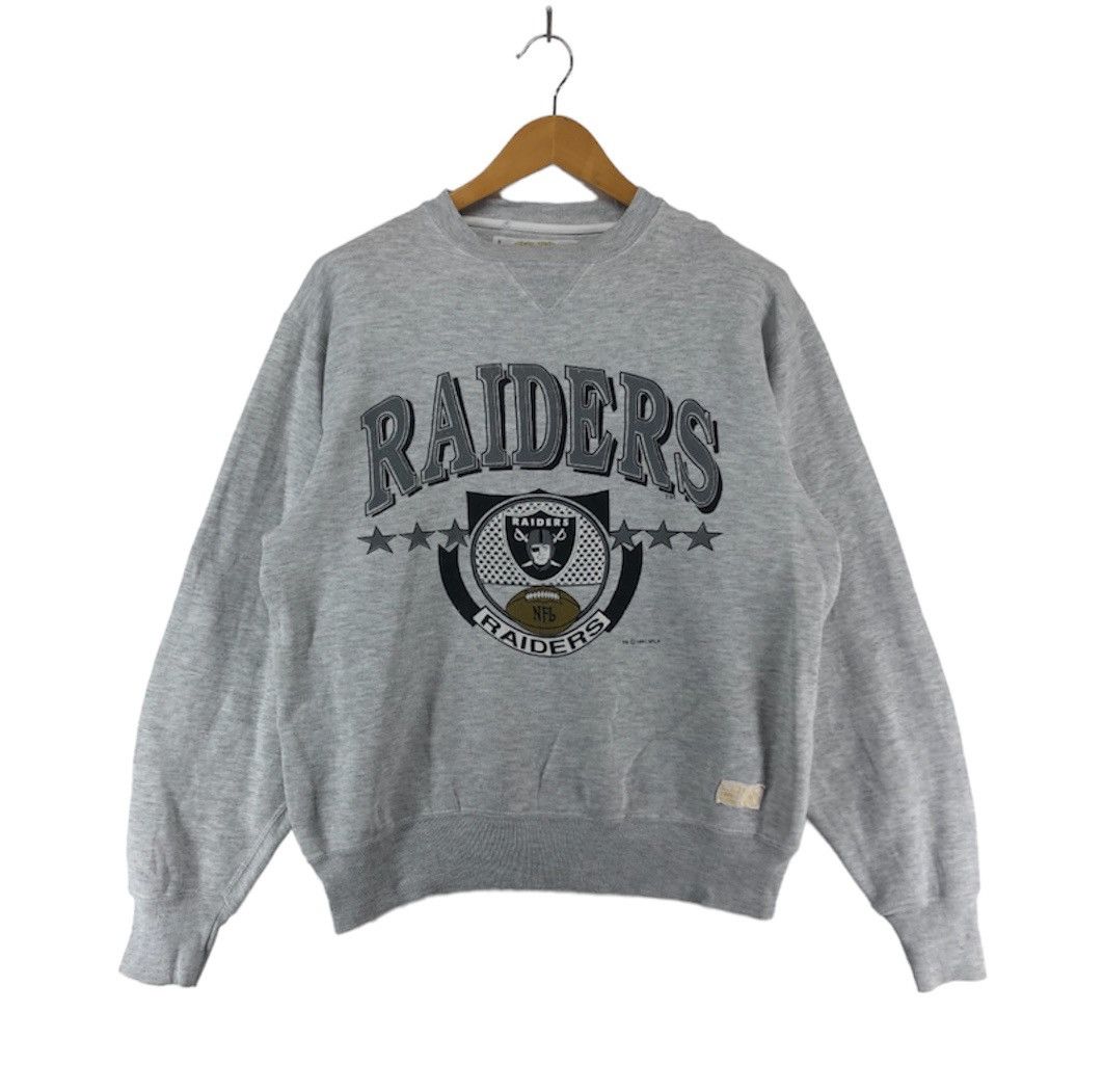 Logo 7 90s Vintage RAIDERS Crew Neck Sweatshirt #0959-32 Size US M / EU 48-50 / 2 - 1 Thumbnail