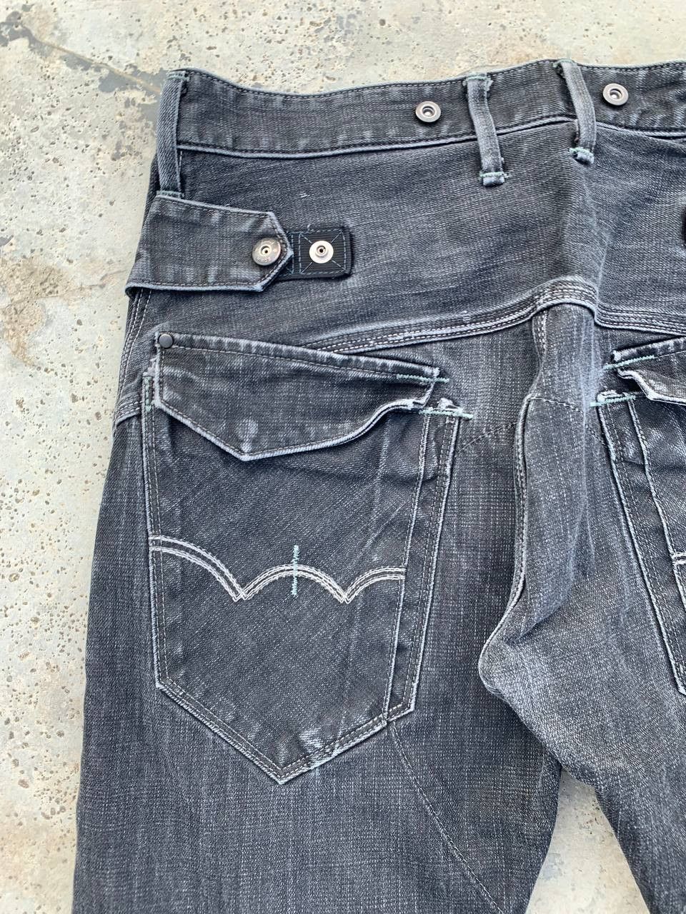 Edwin Vintage Edwin Function Twist Curved Legs Denim Pants Size US 32 / EU 48 - 10 Thumbnail