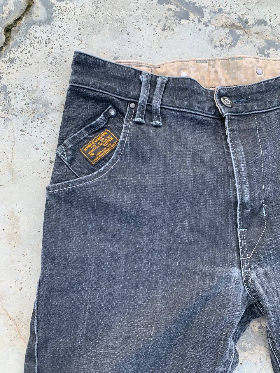 Edwin Vintage Edwin Function Twist Curved Legs Denim Pants Size US 32 / EU 48 - 3 Thumbnail