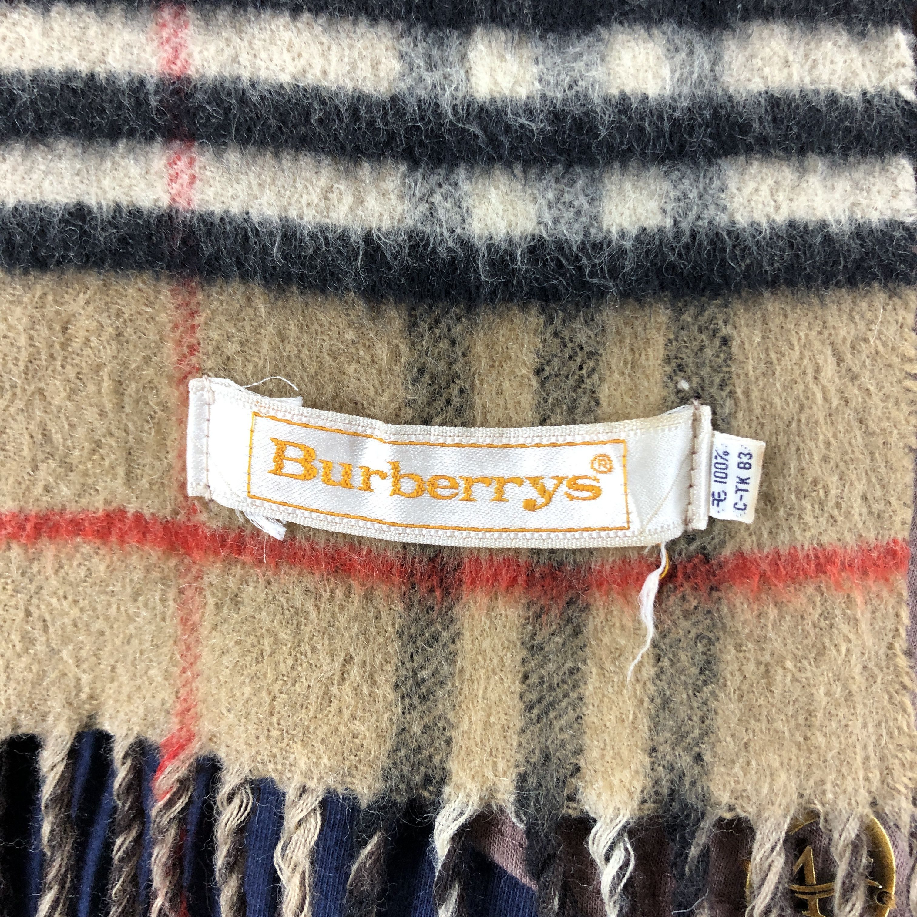 Burberry 90s Vintage BURBERRYS Nova Check Scarf Muffler #0936/AG Size ONE SIZE - 3 Thumbnail