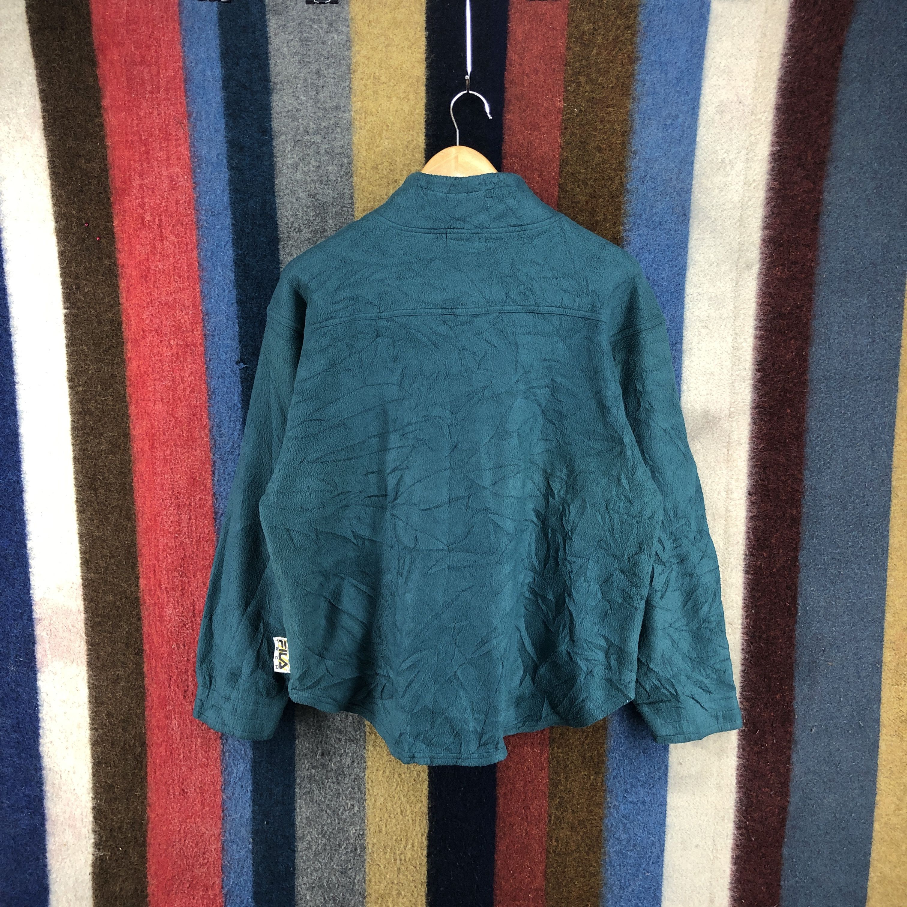 Fila Vintage FILA TECH Turtle Neck Fleece Jumper #0127/G Size US M / EU 48-50 / 2 - 7 Thumbnail