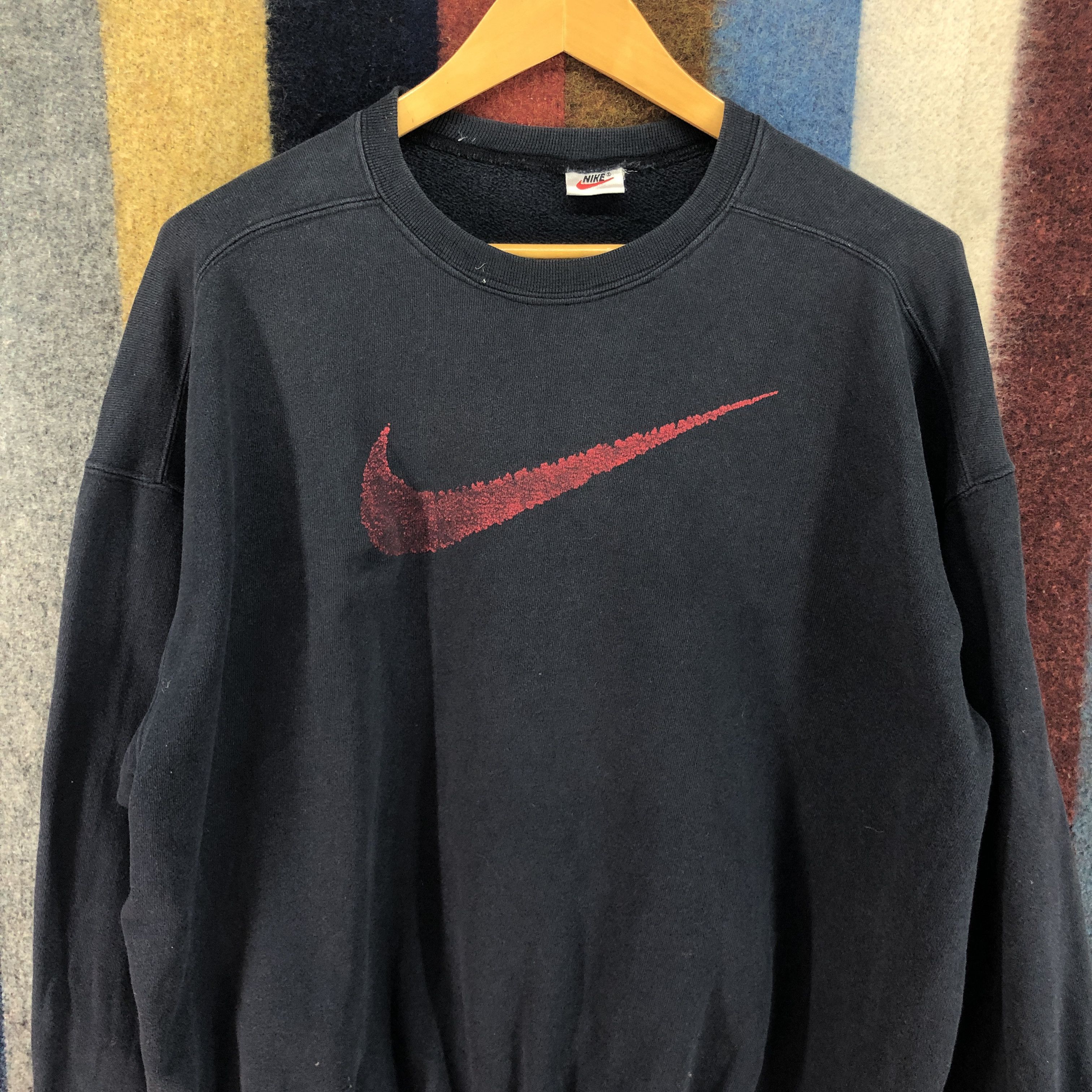 Nike 90s Vintage NIKE SILVER LABEL Crew Neck Sweatshirt #0598/Z Size US XL / EU 56 / 4 - 2 Thumbnail