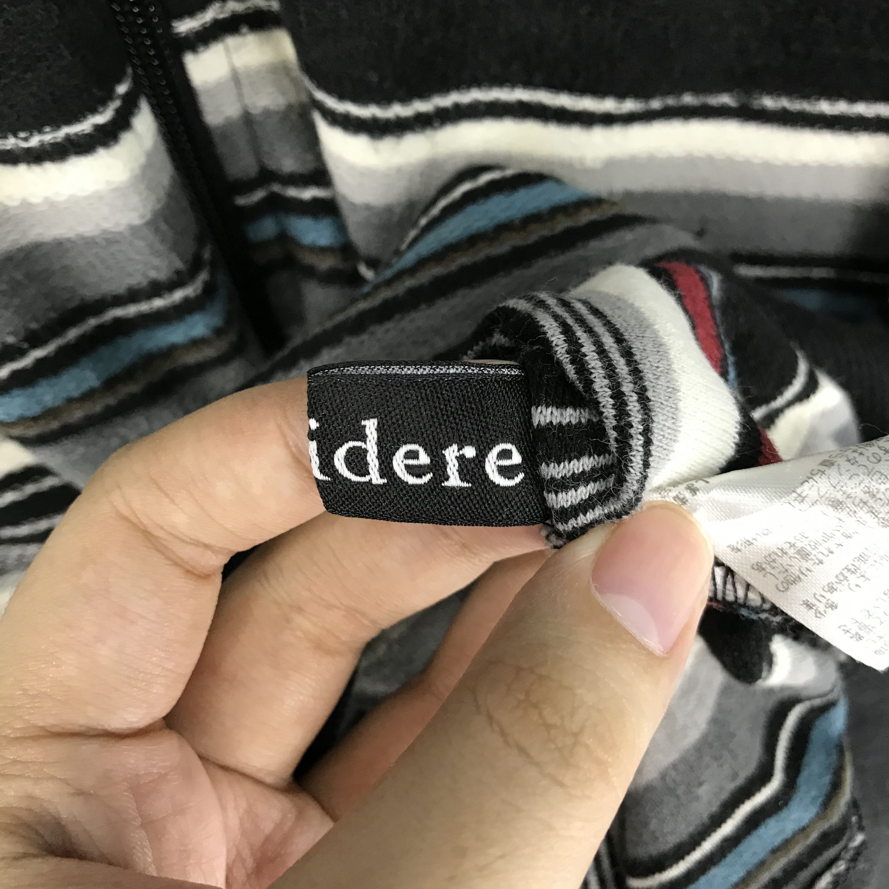 Japanese Brand SORRIDERE Multicolor Stripe Zipper Hoodie #2290-80 Size US M / EU 48-50 / 2 - 7 Thumbnail