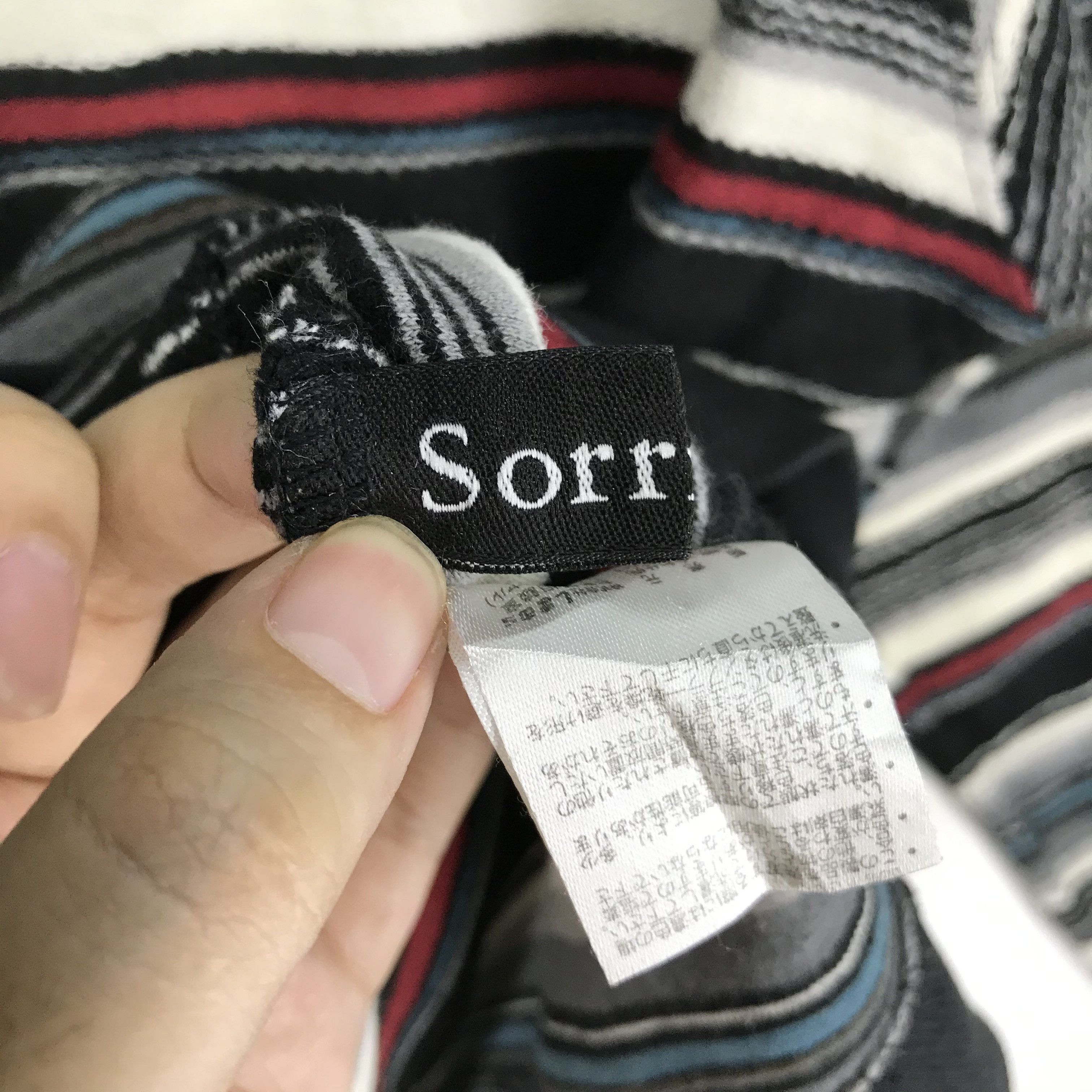 Japanese Brand SORRIDERE Multicolor Stripe Zipper Hoodie #2290-80 Size US M / EU 48-50 / 2 - 6 Thumbnail