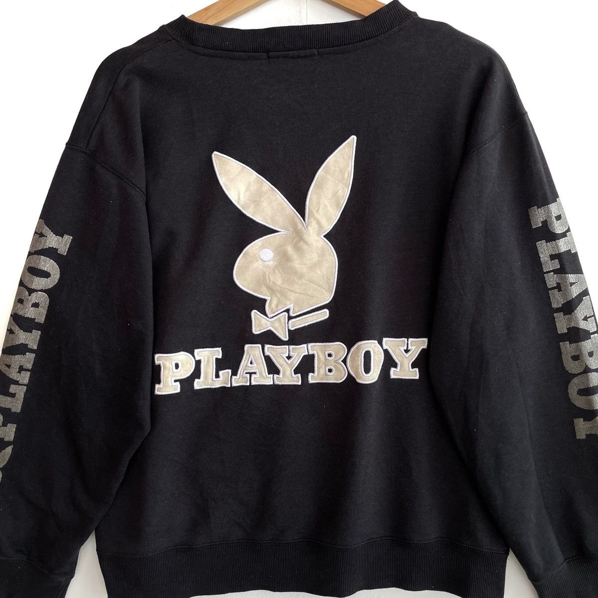 Playboy Vintage Playboy Spellout Embroidered Big Logo Sweatshirt Size US M / EU 48-50 / 2 - 3 Thumbnail