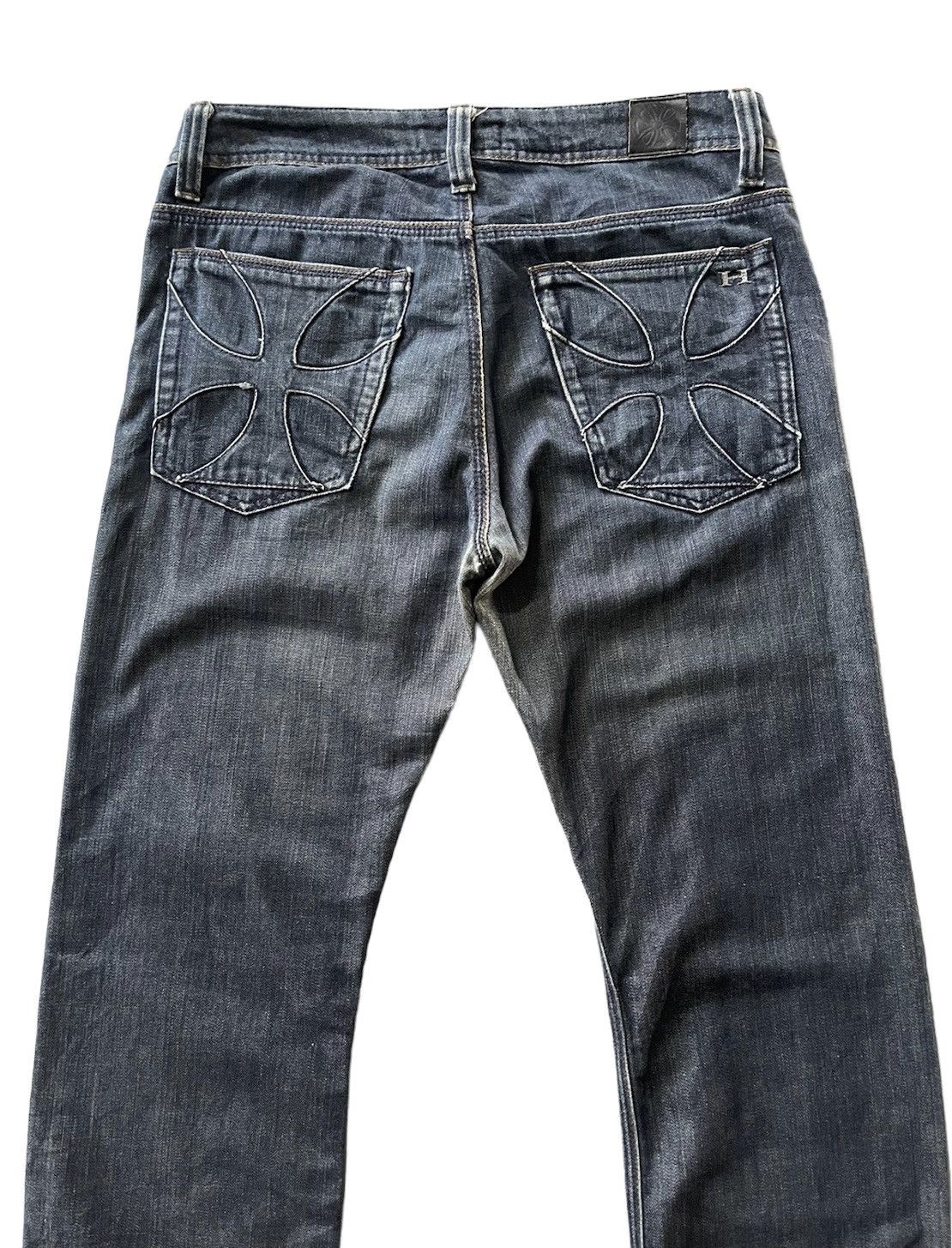 Vintage Vintage Habitual Independent Logo Made in usa Denim Pants Size US 34 / EU 50 - 2 Thumbnail