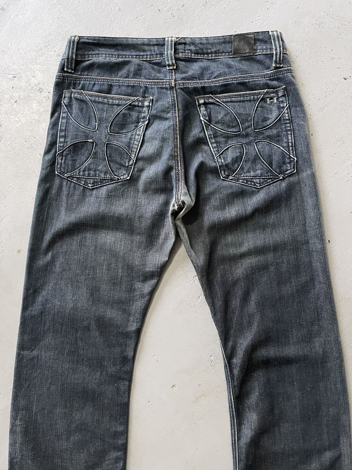 Vintage Vintage Habitual Independent Logo Made in usa Denim Pants Size US 34 / EU 50 - 3 Thumbnail