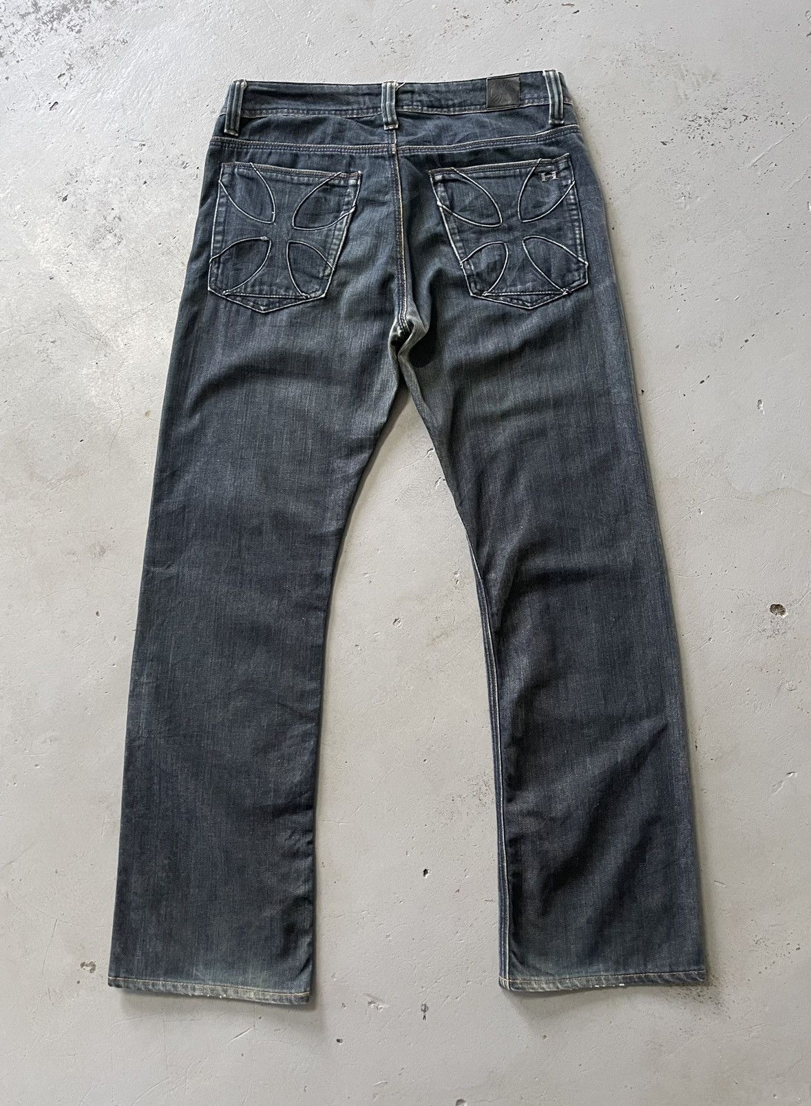 Vintage Vintage Habitual Independent Logo Made in usa Denim Pants Size US 34 / EU 50 - 4 Thumbnail
