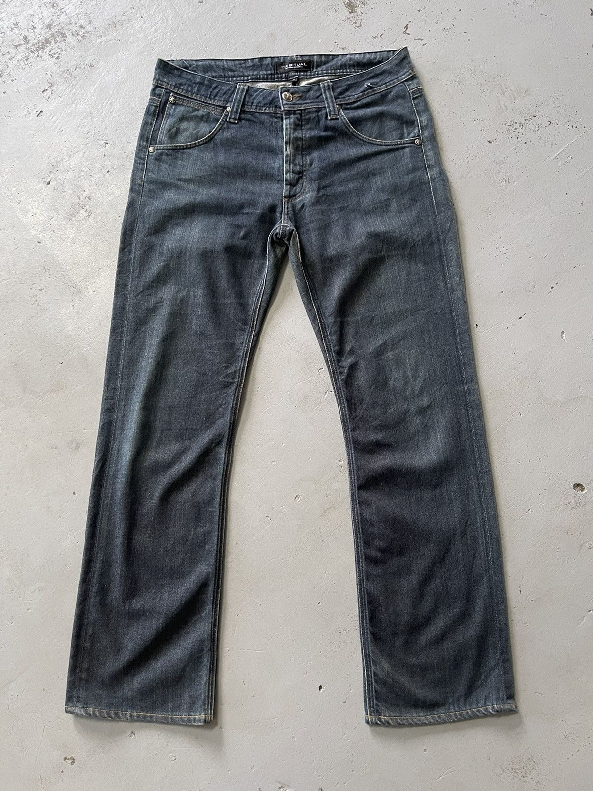Vintage Vintage Habitual Independent Logo Made in usa Denim Pants Size US 34 / EU 50 - 5 Thumbnail