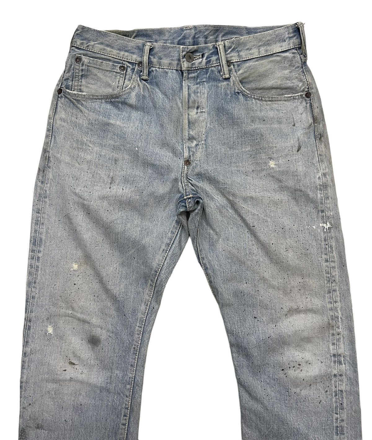 Edwin Vintage Edwin Thrashed Buckle Back Selvedge Denim Size US 32 / EU 48 - 4 Thumbnail