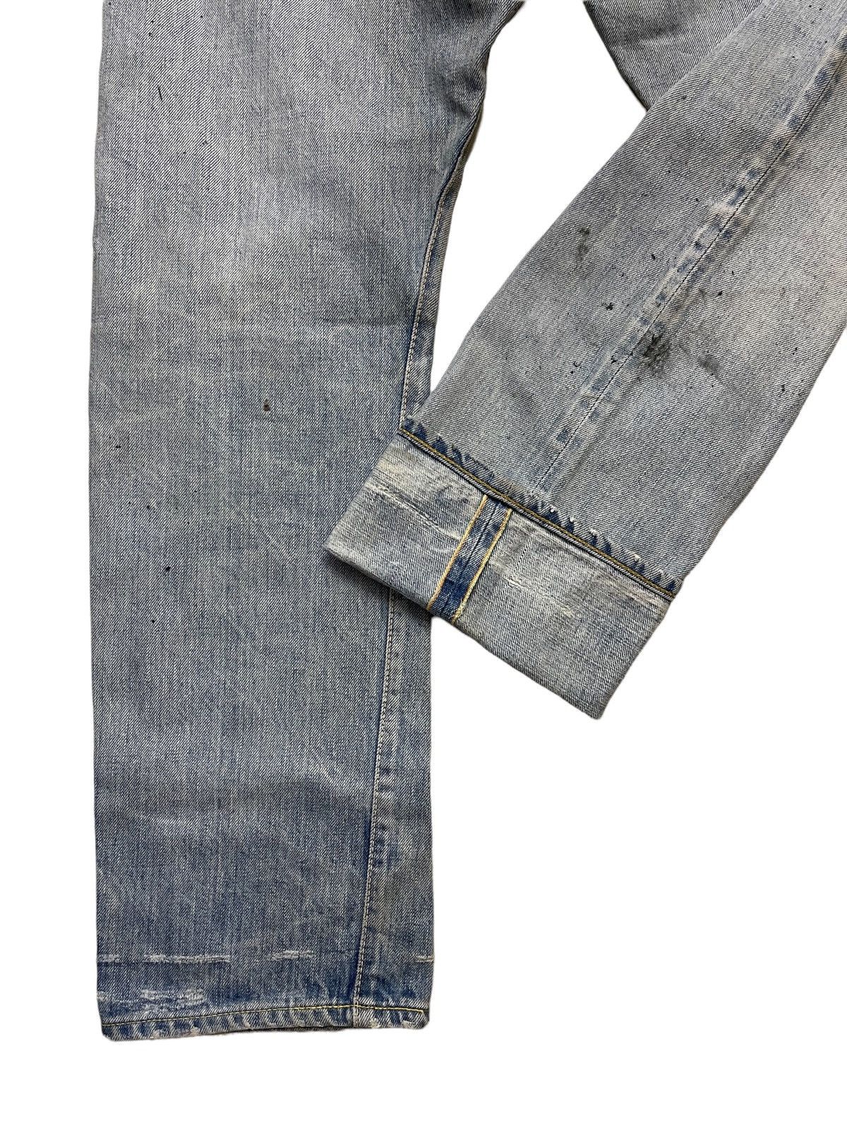 Edwin Vintage Edwin Thrashed Buckle Back Selvedge Denim Size US 32 / EU 48 - 5 Thumbnail