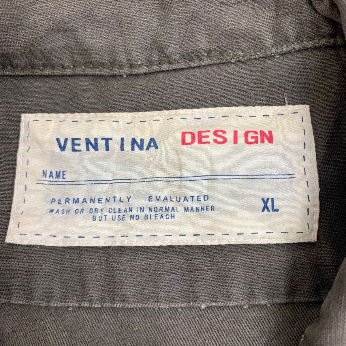 Designer × Vintage Vintage Ventina Design Zipper Cotton Jacket Size US XL / EU 56 / 4 - 5 Thumbnail